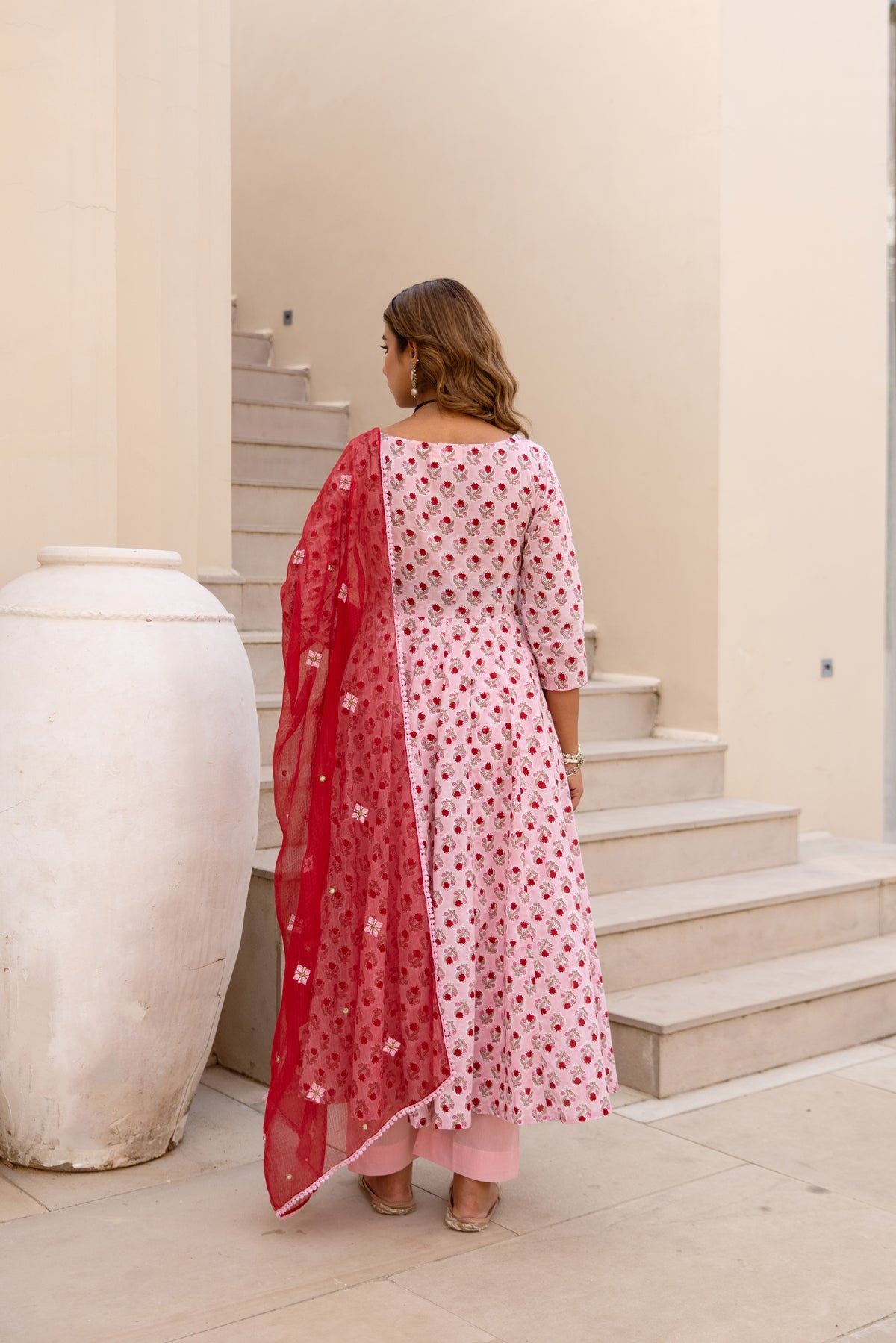 Light Pink & Red (Sleeved)