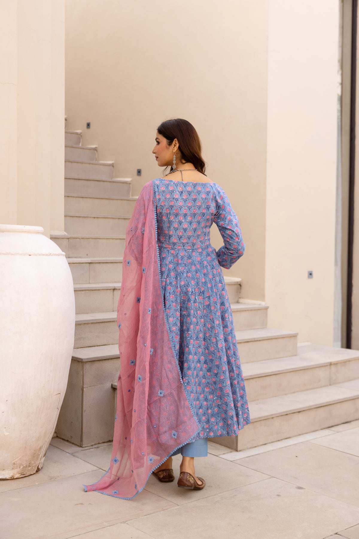 Azure Blue & Pink  (Sleeved)