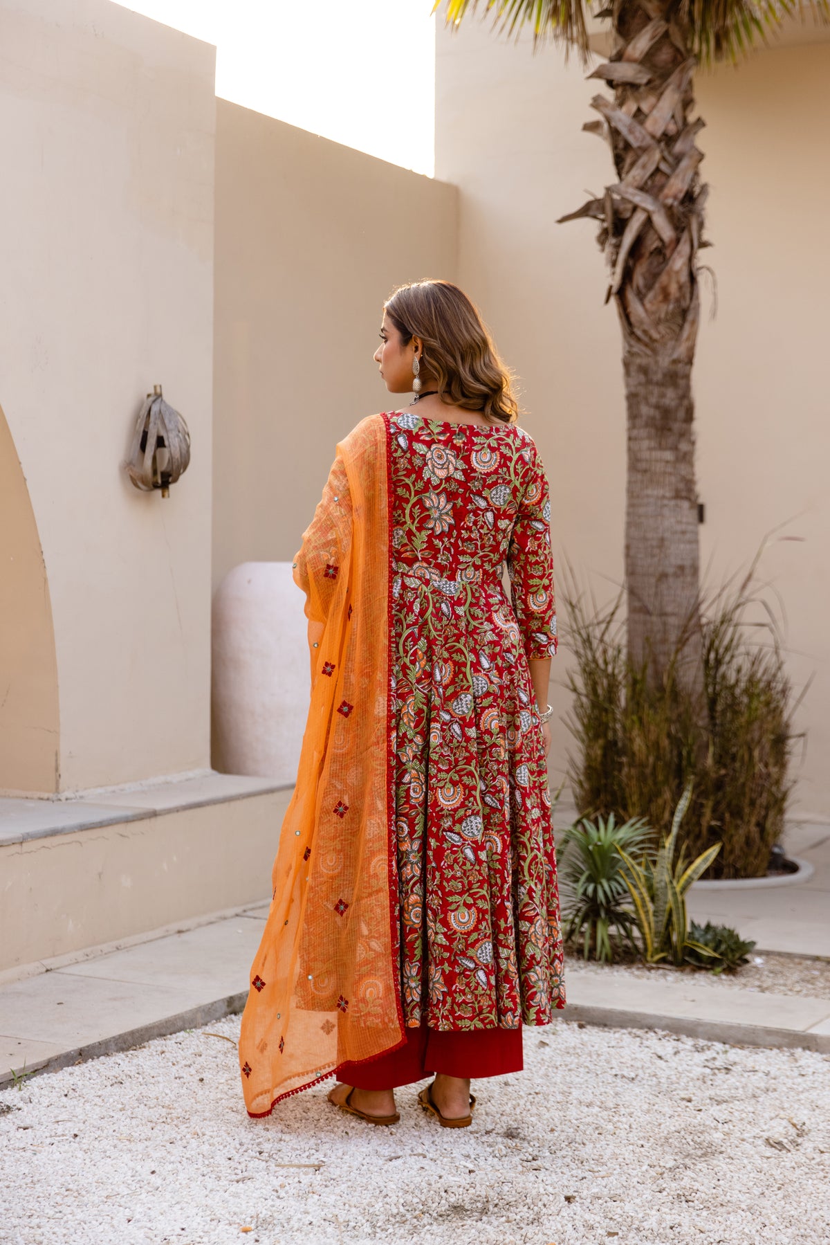 Dark Red & Orange (Sleeved)