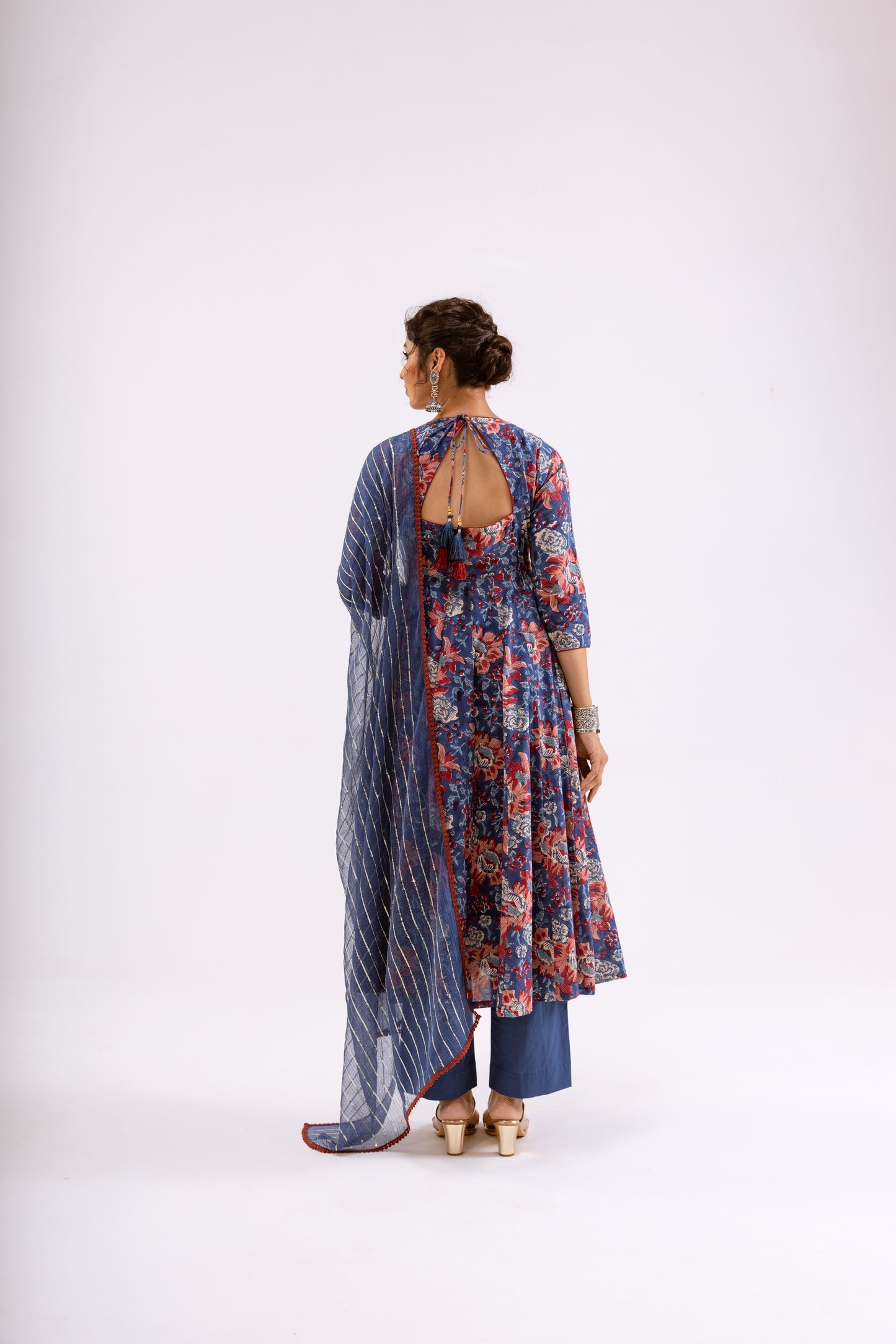 Midnight Blue Jaal - Sleeved