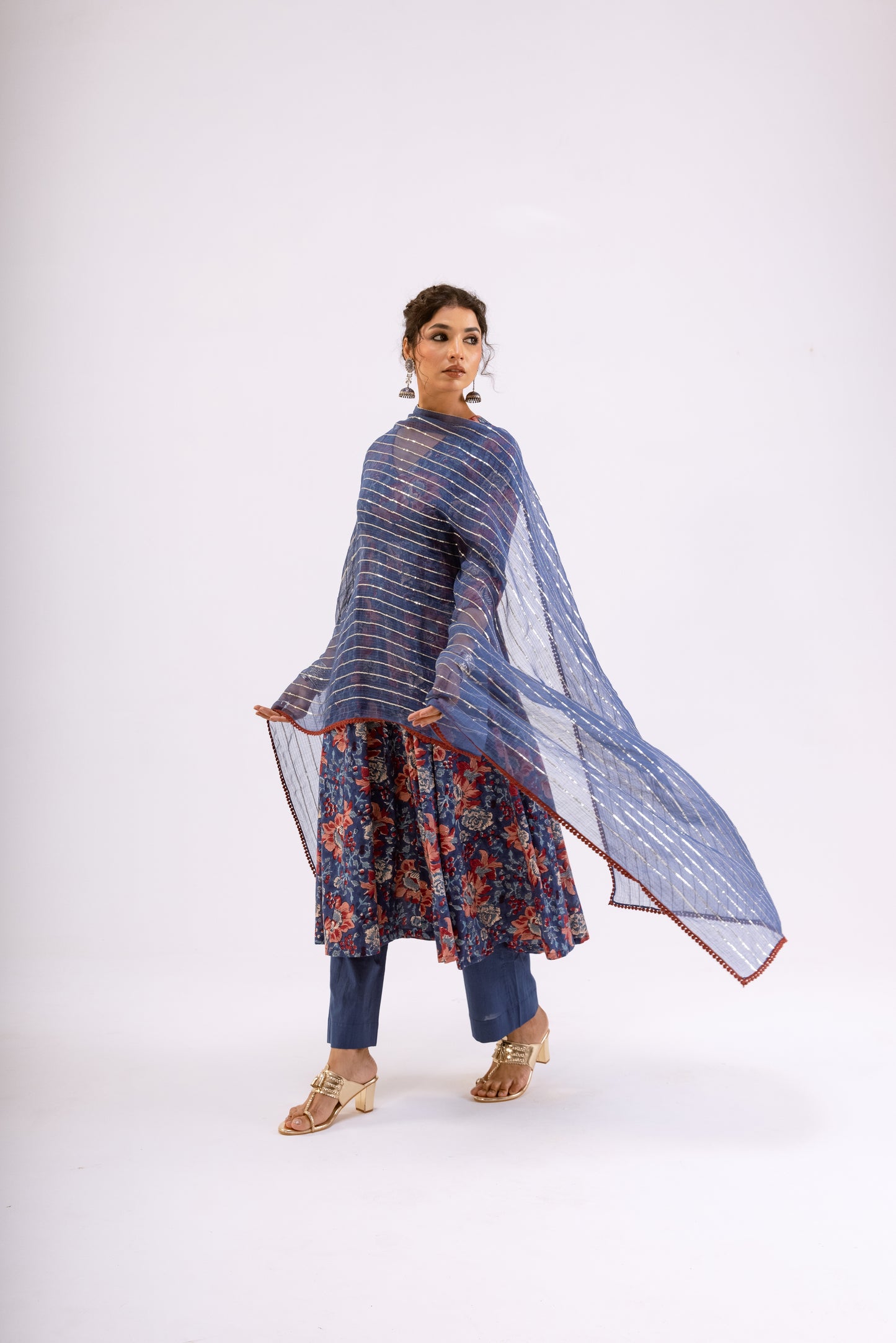 Midnight Blue Jaal - Sleeved