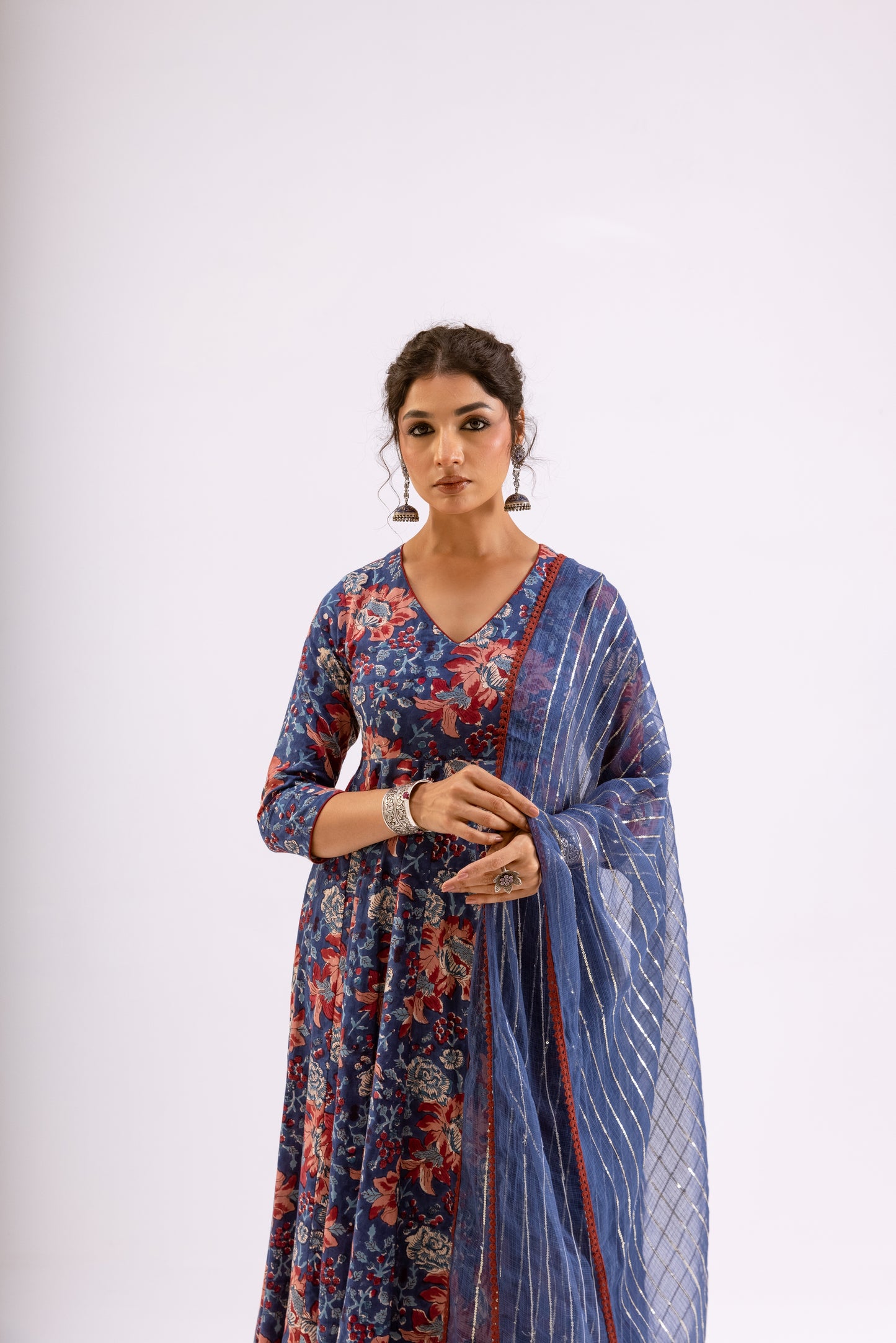 Midnight Blue Jaal - Sleeved
