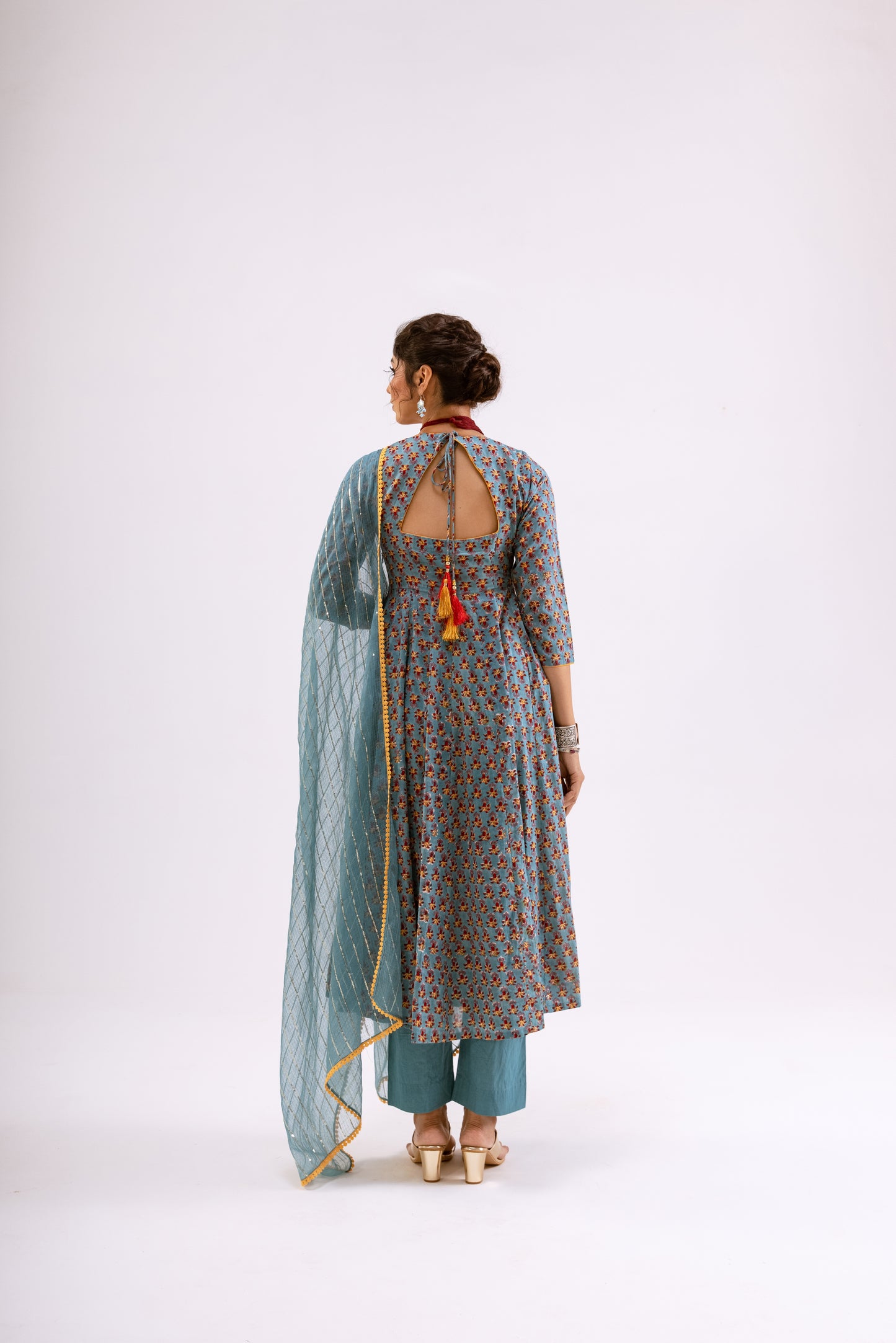 Teal Blue Butti - Sleeved
