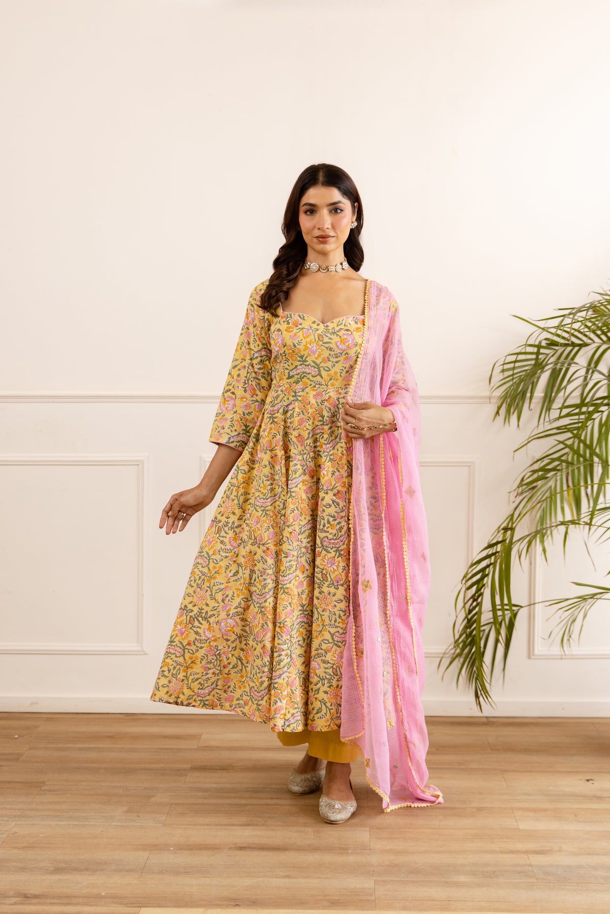 Yellow & Soft Pink (Sleeved)