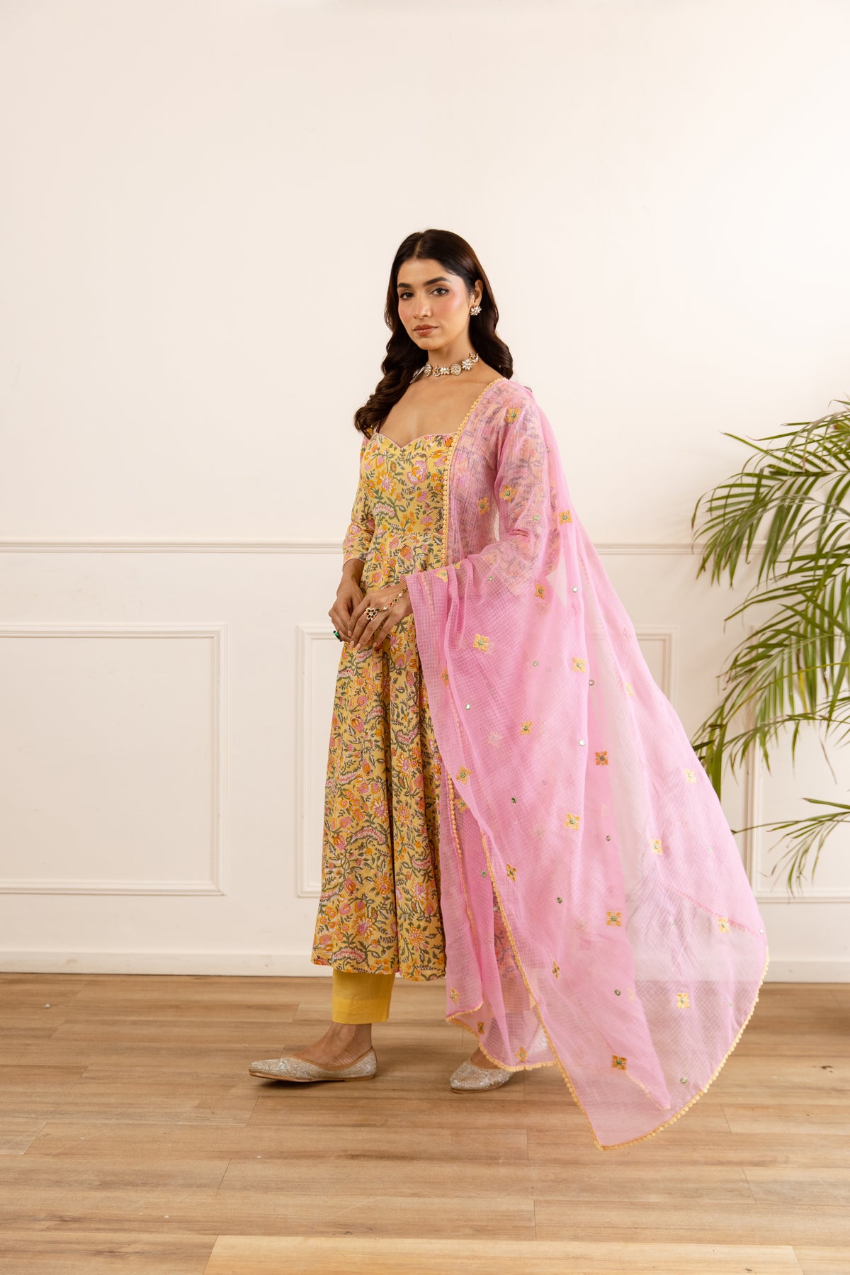 Yellow & Soft Pink (Sleeved)