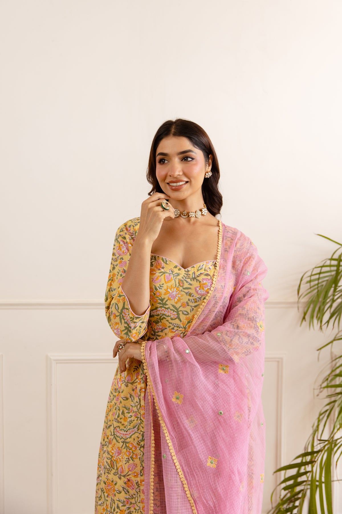 Yellow & Soft Pink (Sleeved)