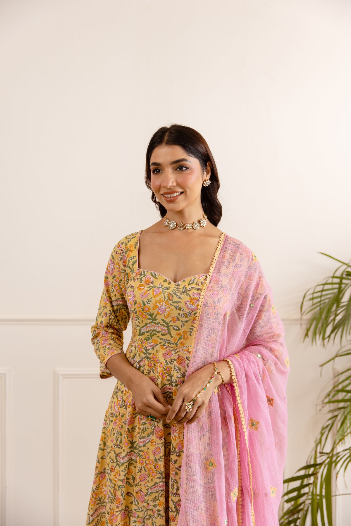 Yellow & Soft Pink (Sleeved)