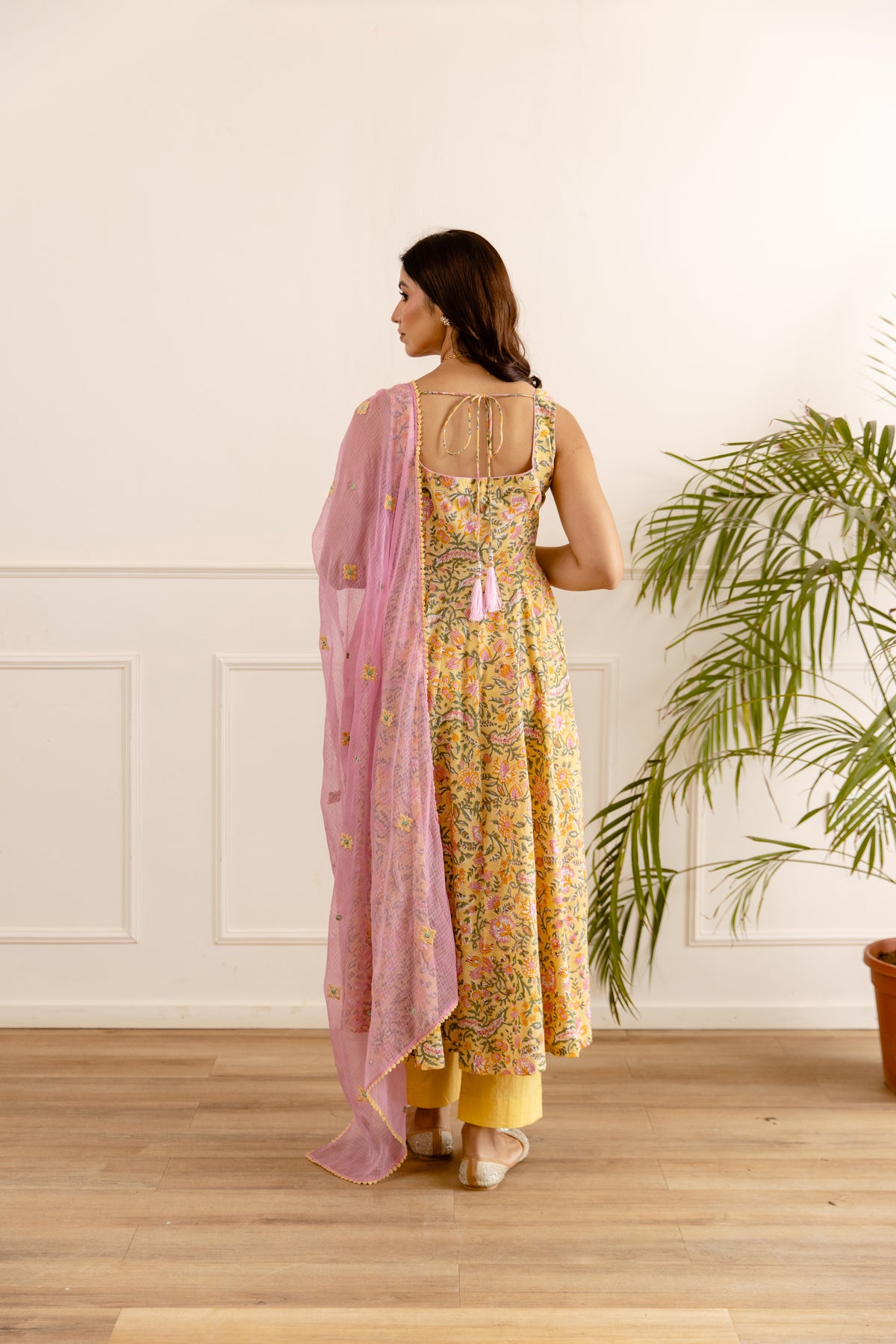 Yellow & Soft Pink (Sleeveless)