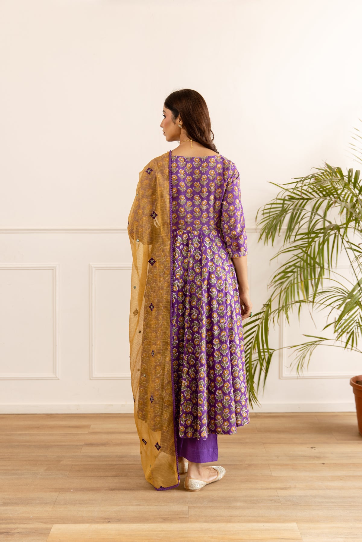 Purple & Mustard (Sleeved)