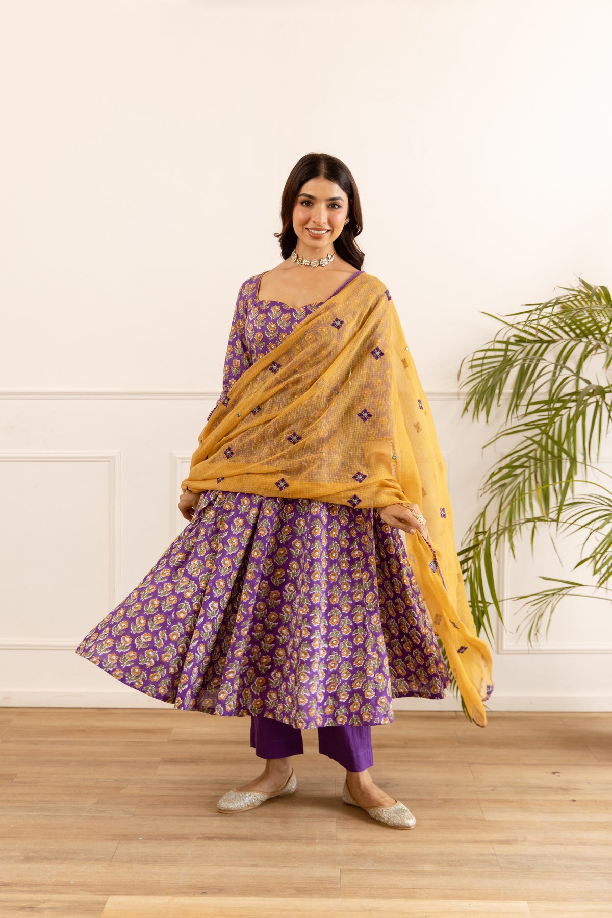 Purple & Mustard (Sleeved)