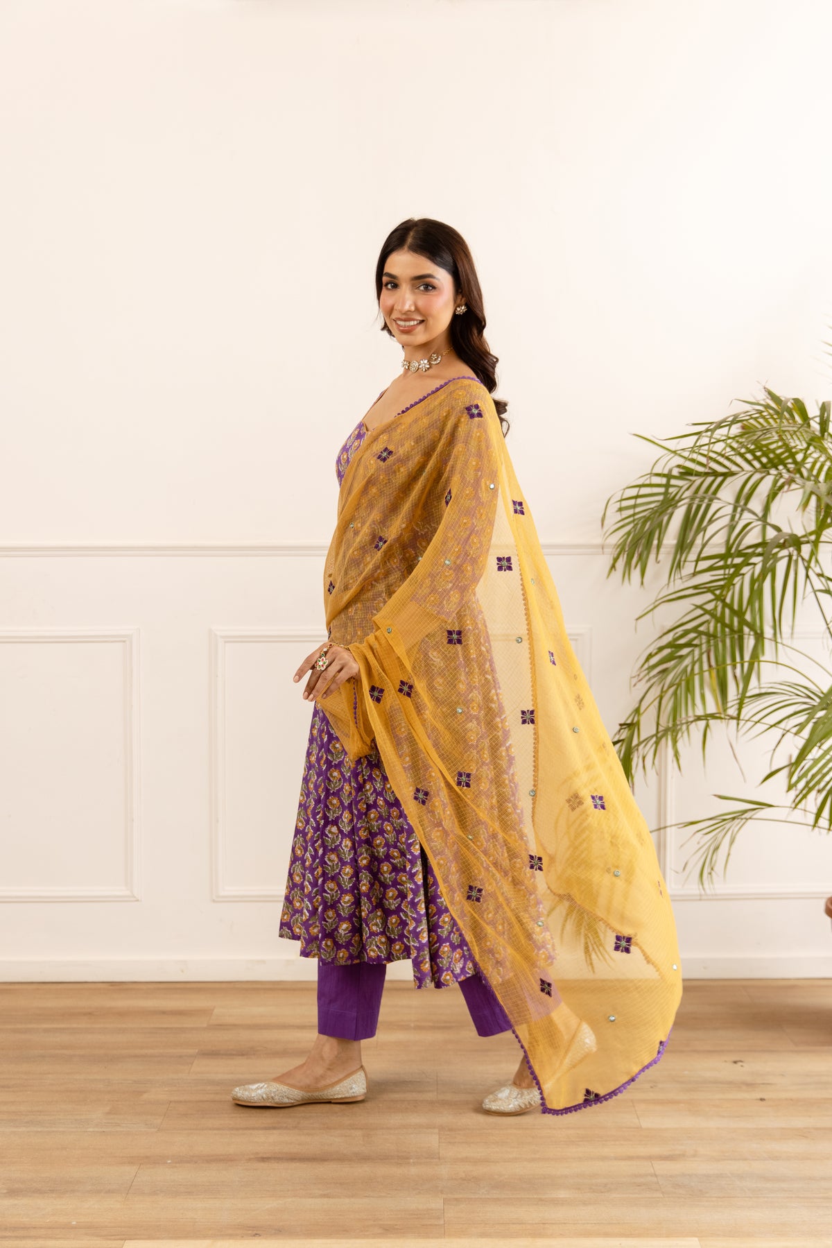 Purple & Mustard (Sleeved)