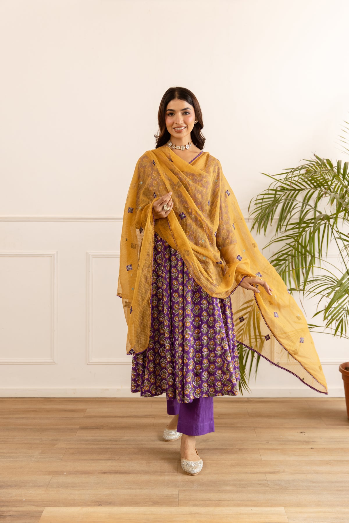 Purple & Mustard (Sleeved)