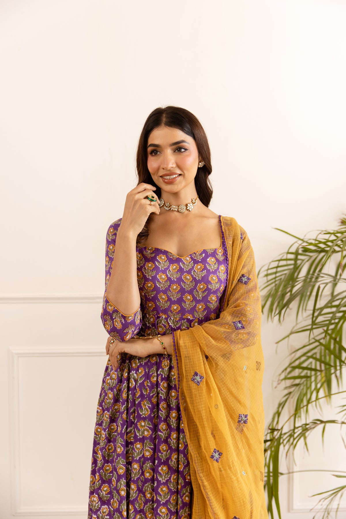 Purple & Mustard (Sleeved)