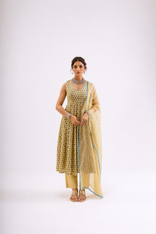 Sand Yellow Butti - Sleeveless