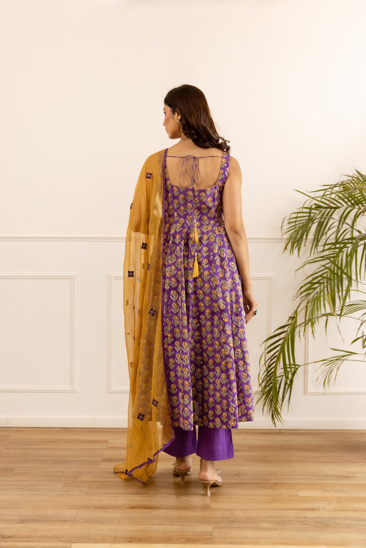 Purple & Mustard (Sleeveless)