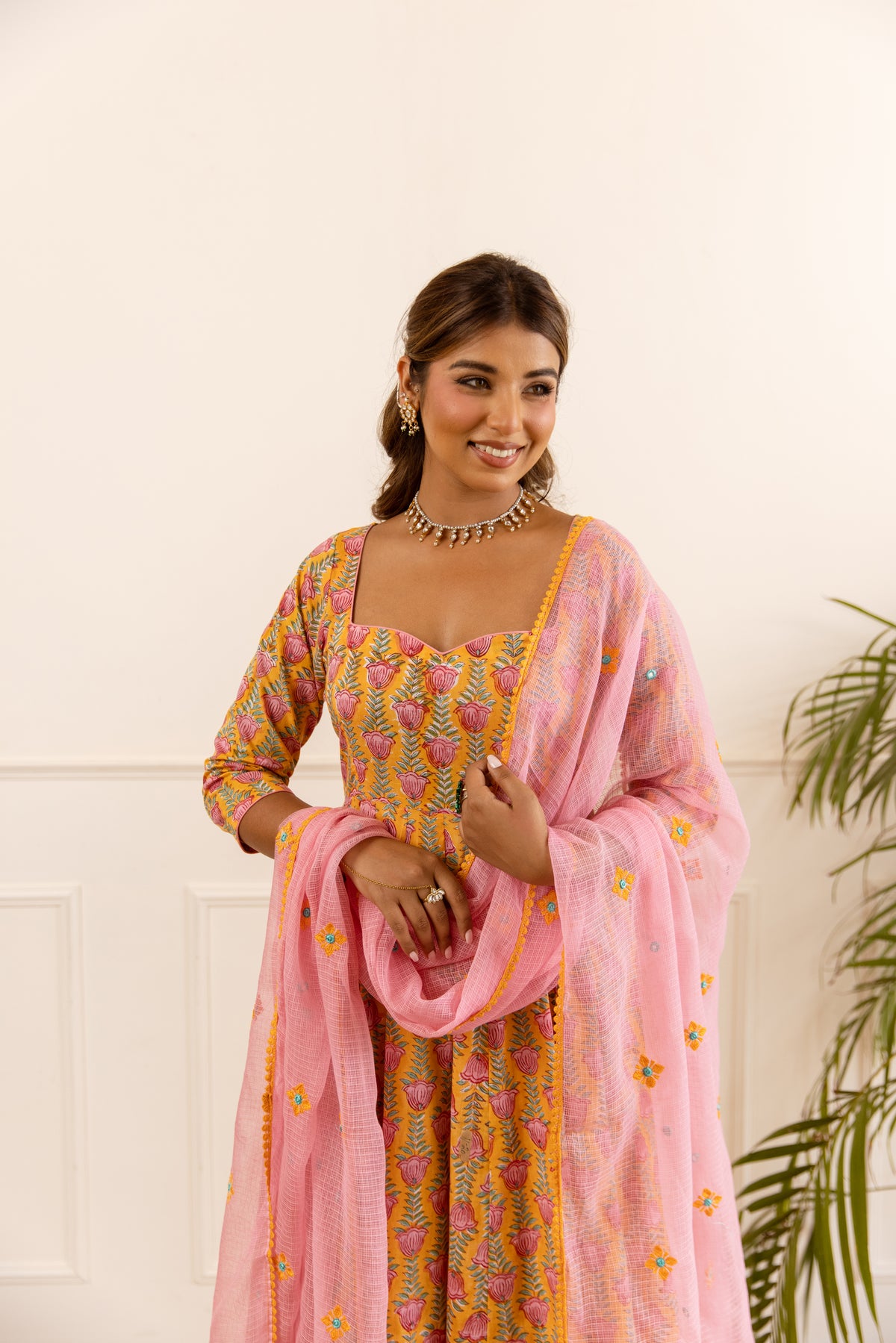 Mustard Yellow & Soft Pink (Sleeved)