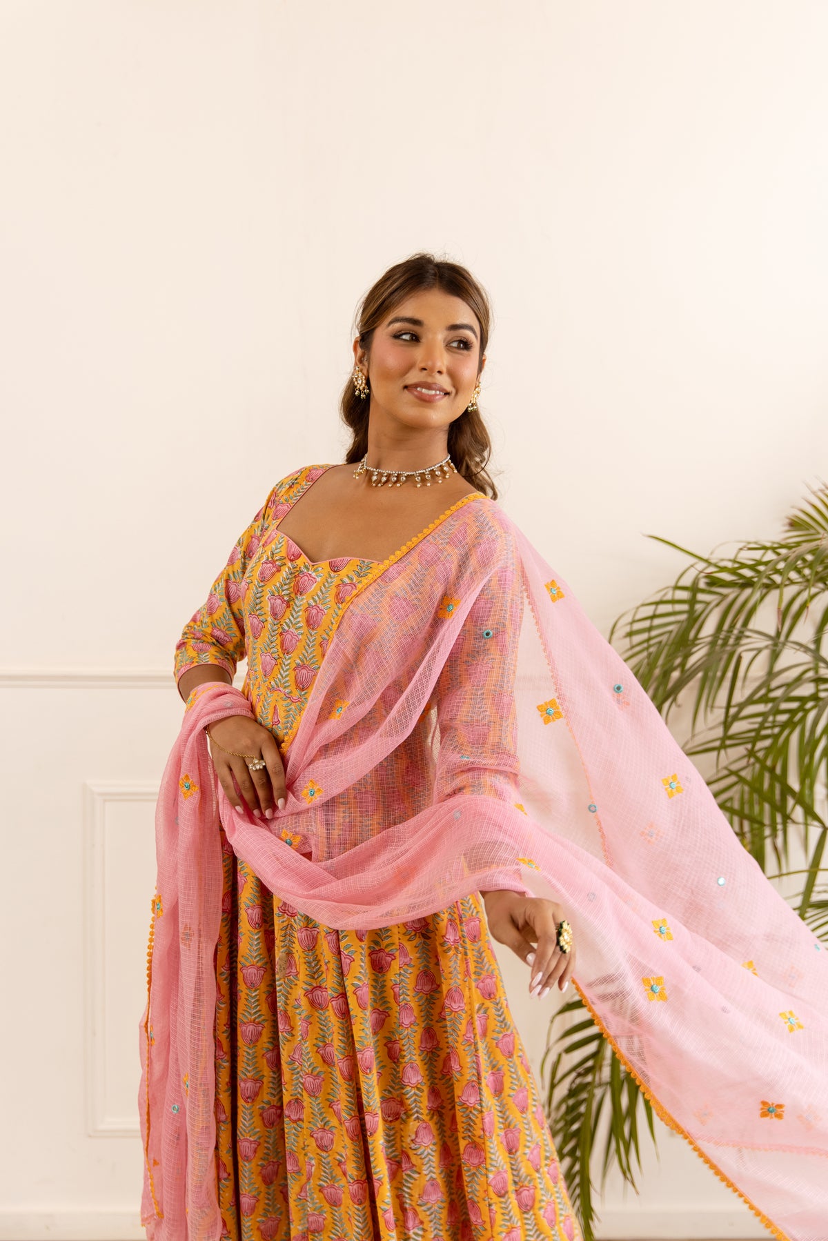 Mustard Yellow & Soft Pink (Sleeved)