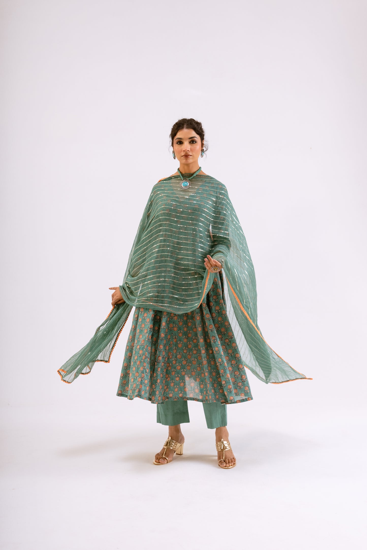 Sea Green Butti - Sleeved