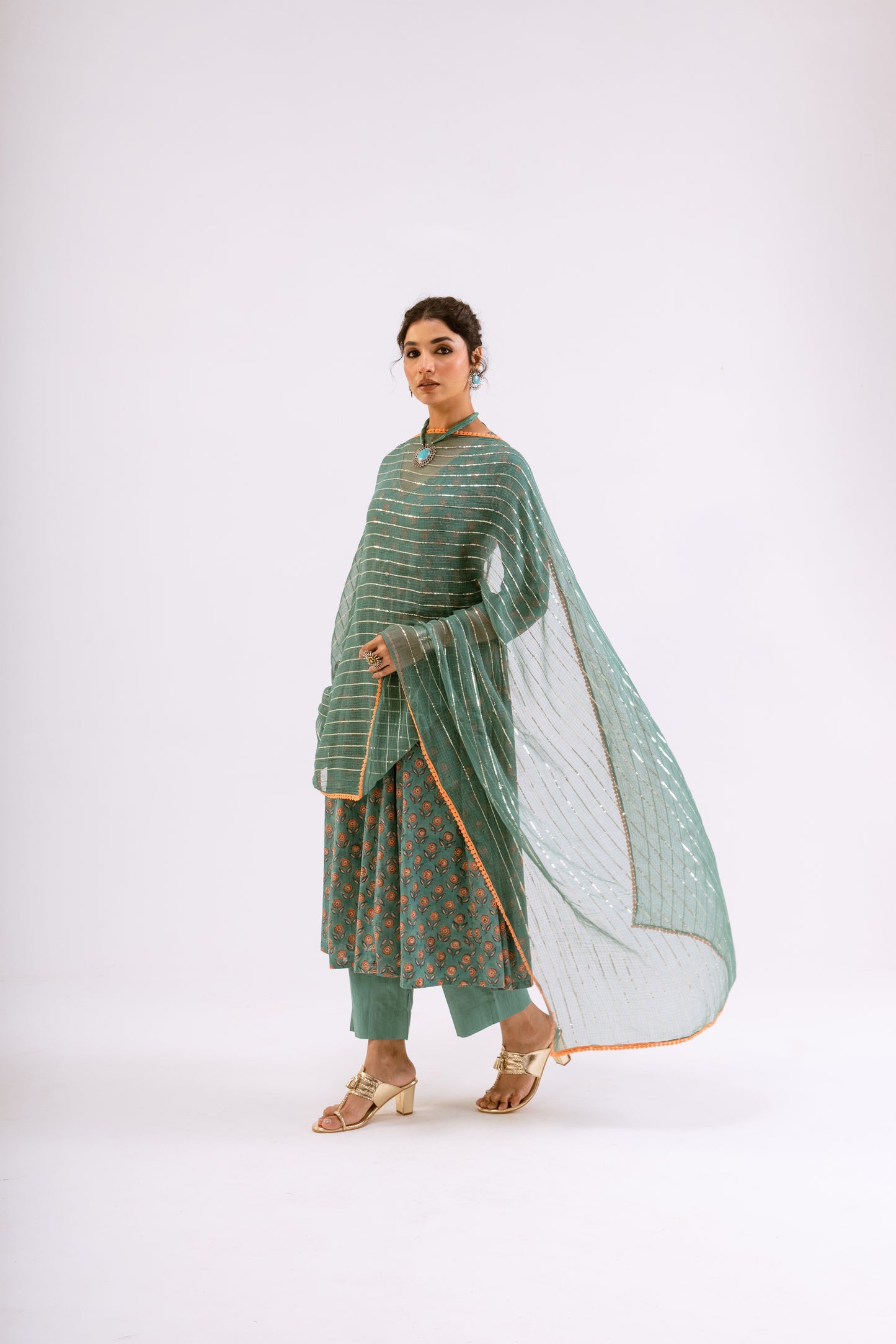 Sea Green Butti - Sleeved
