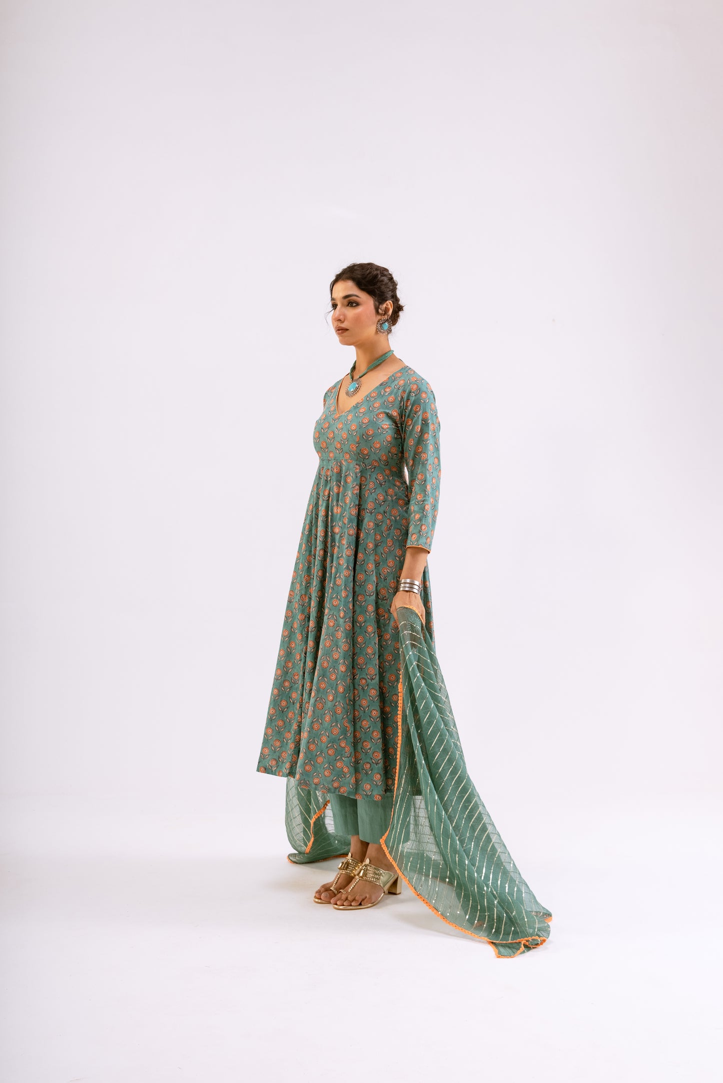 Sea Green Butti - Sleeved