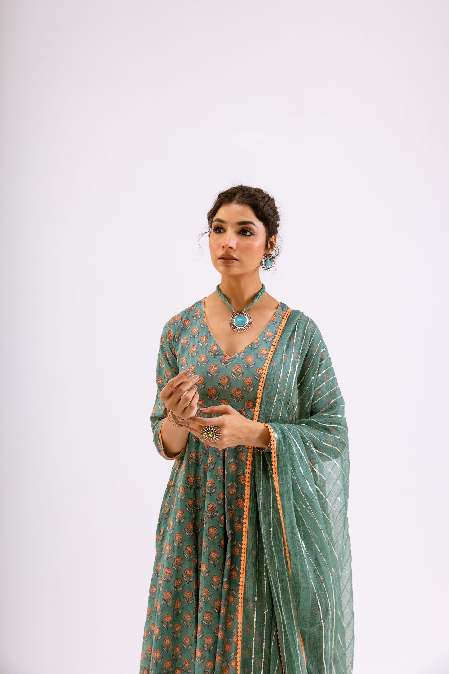 Sea Green Butti - Sleeved
