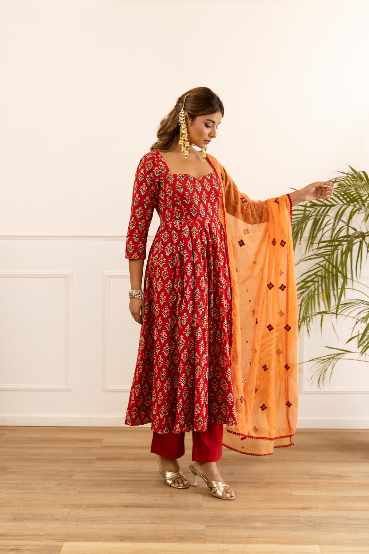 Dark Red & Orange (Sleeved)