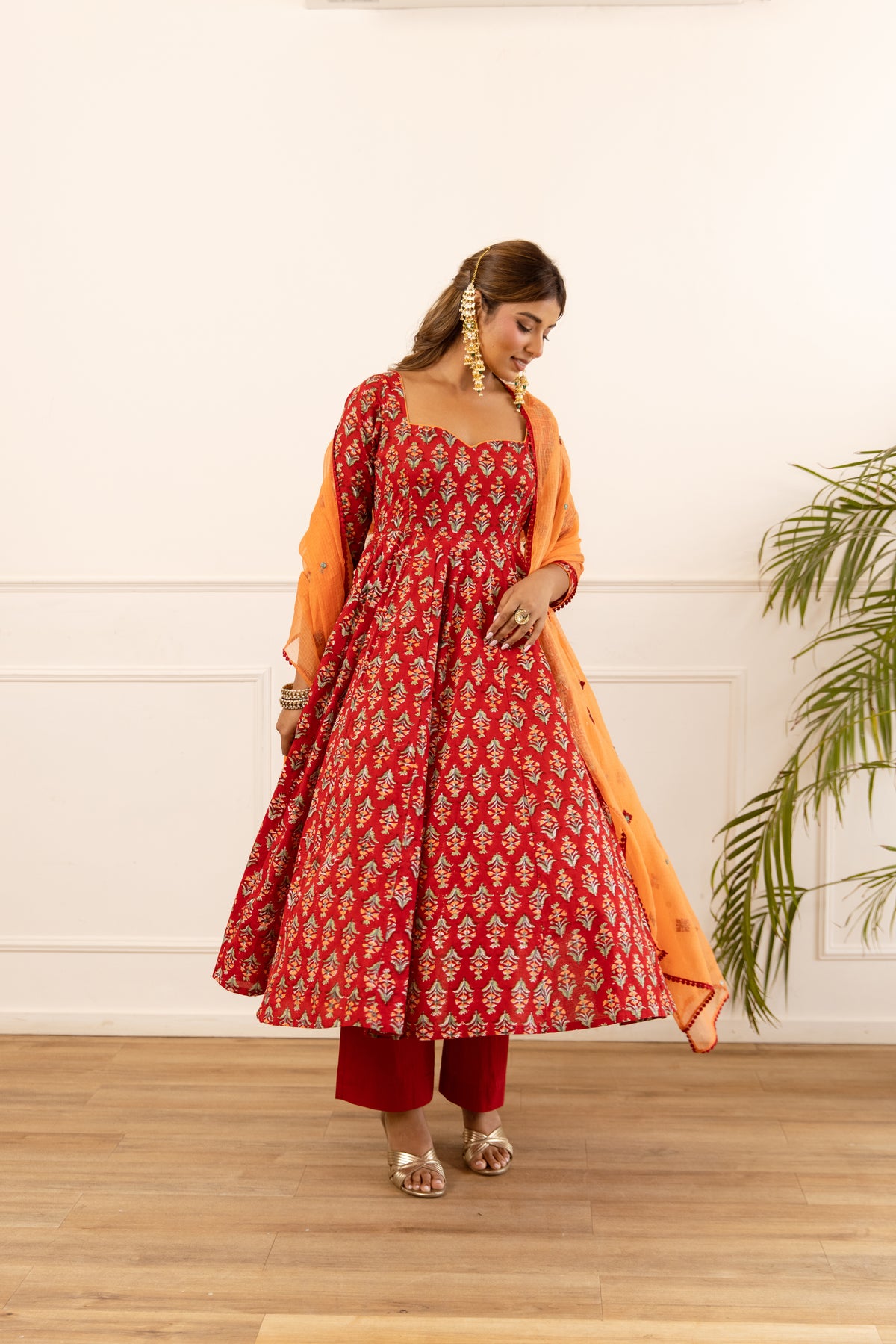 Dark Red & Orange (Sleeved)