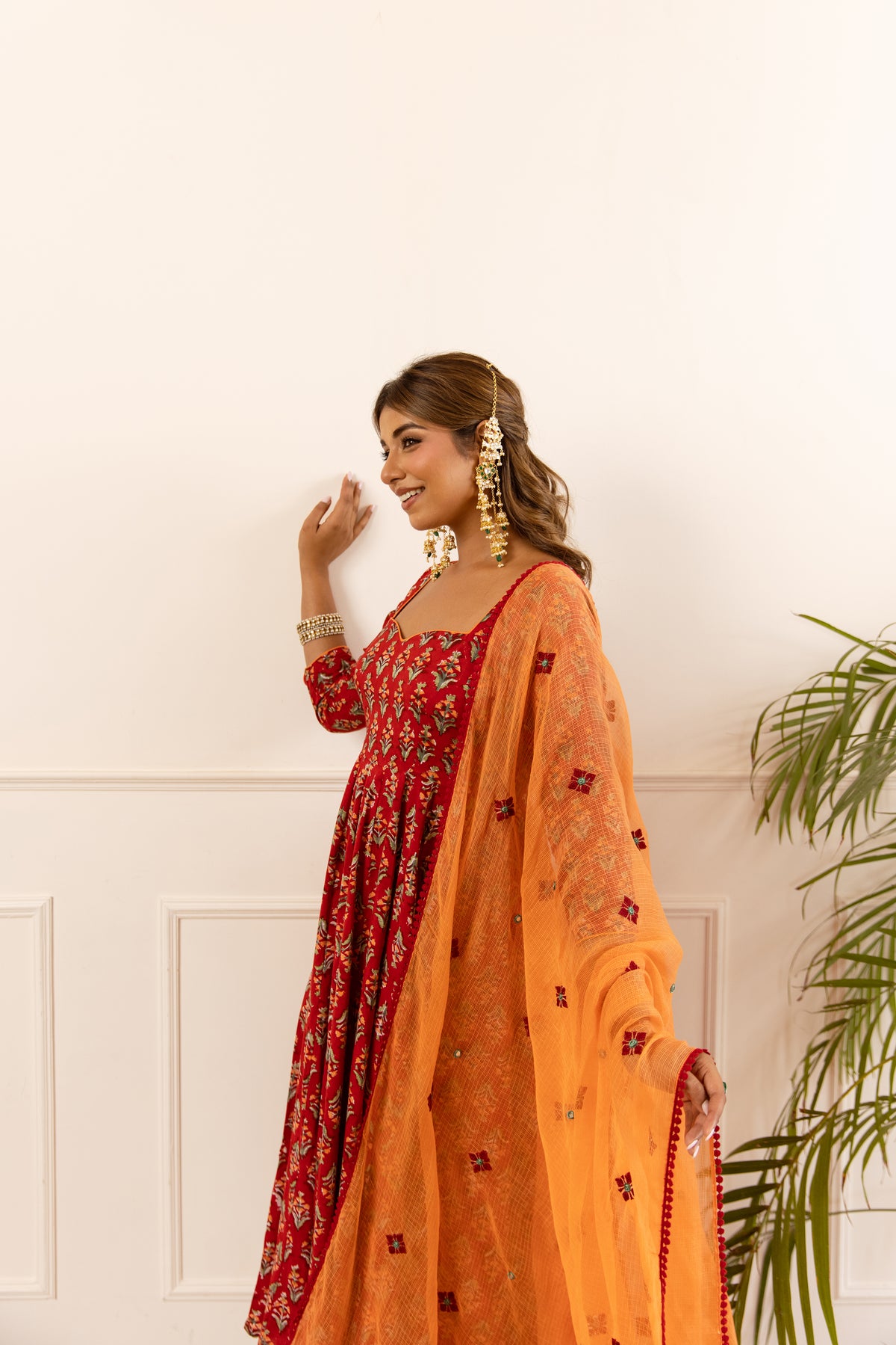 Dark Red & Orange (Sleeved)