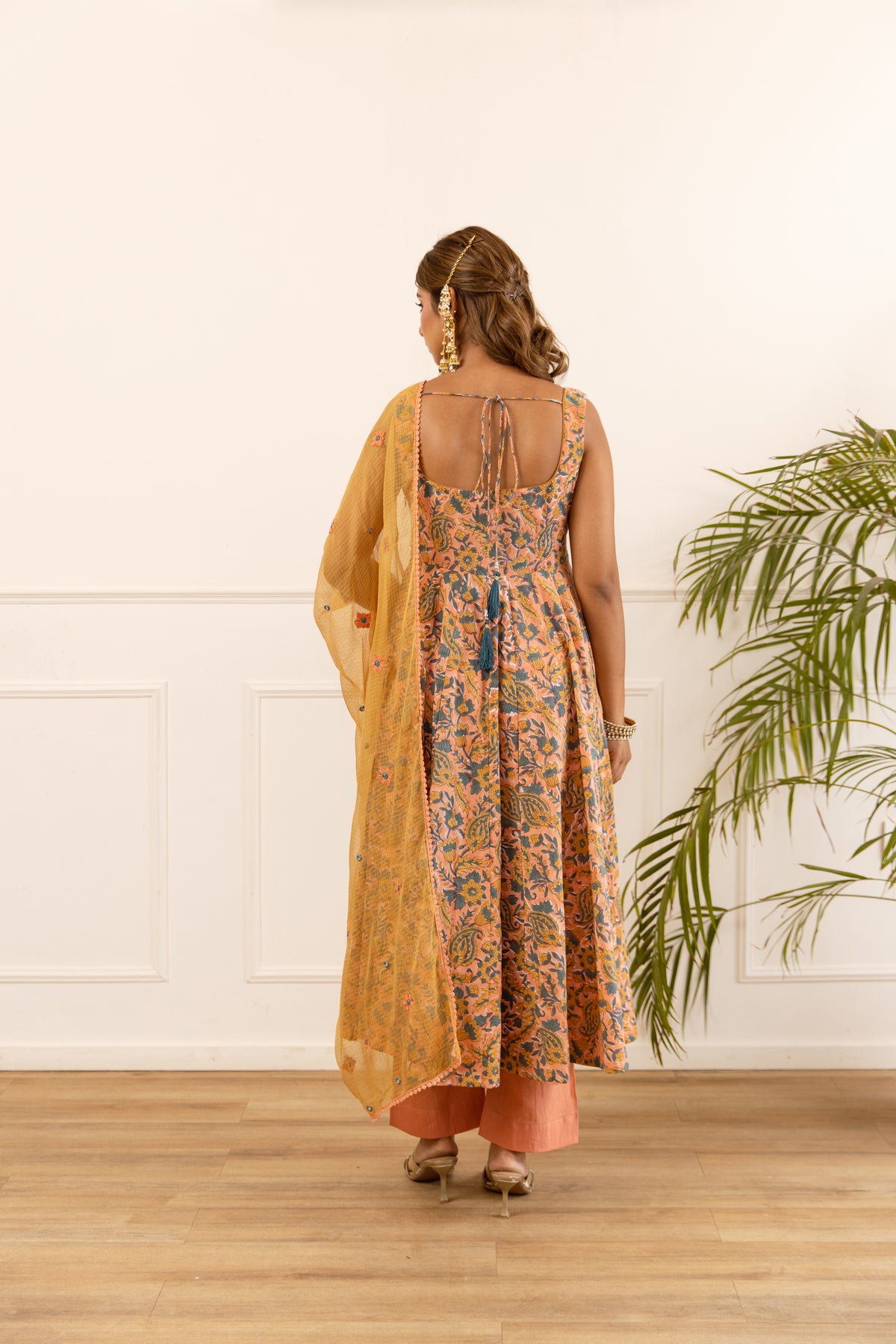 Peach & Mustard (Sleeveless)