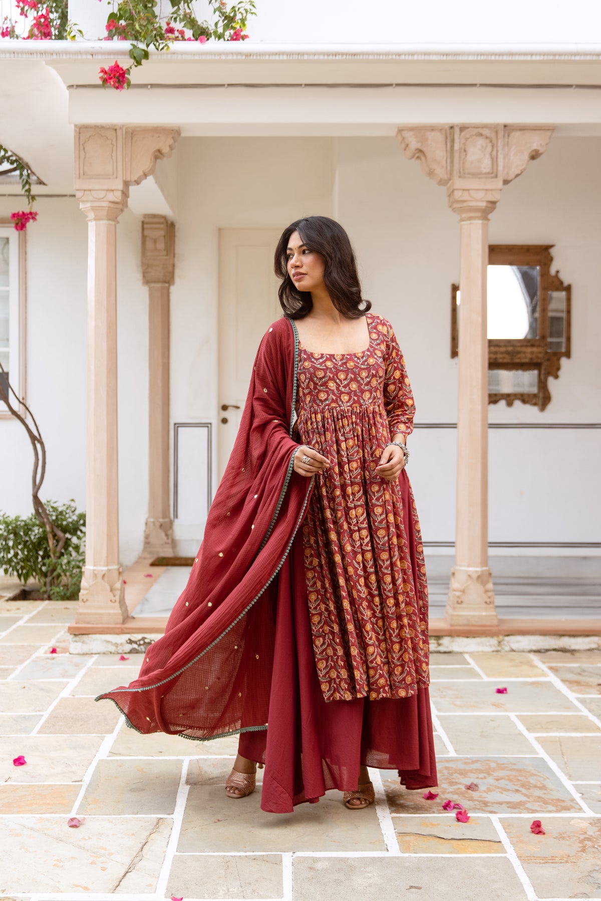 Mulberry Sleeved Suit