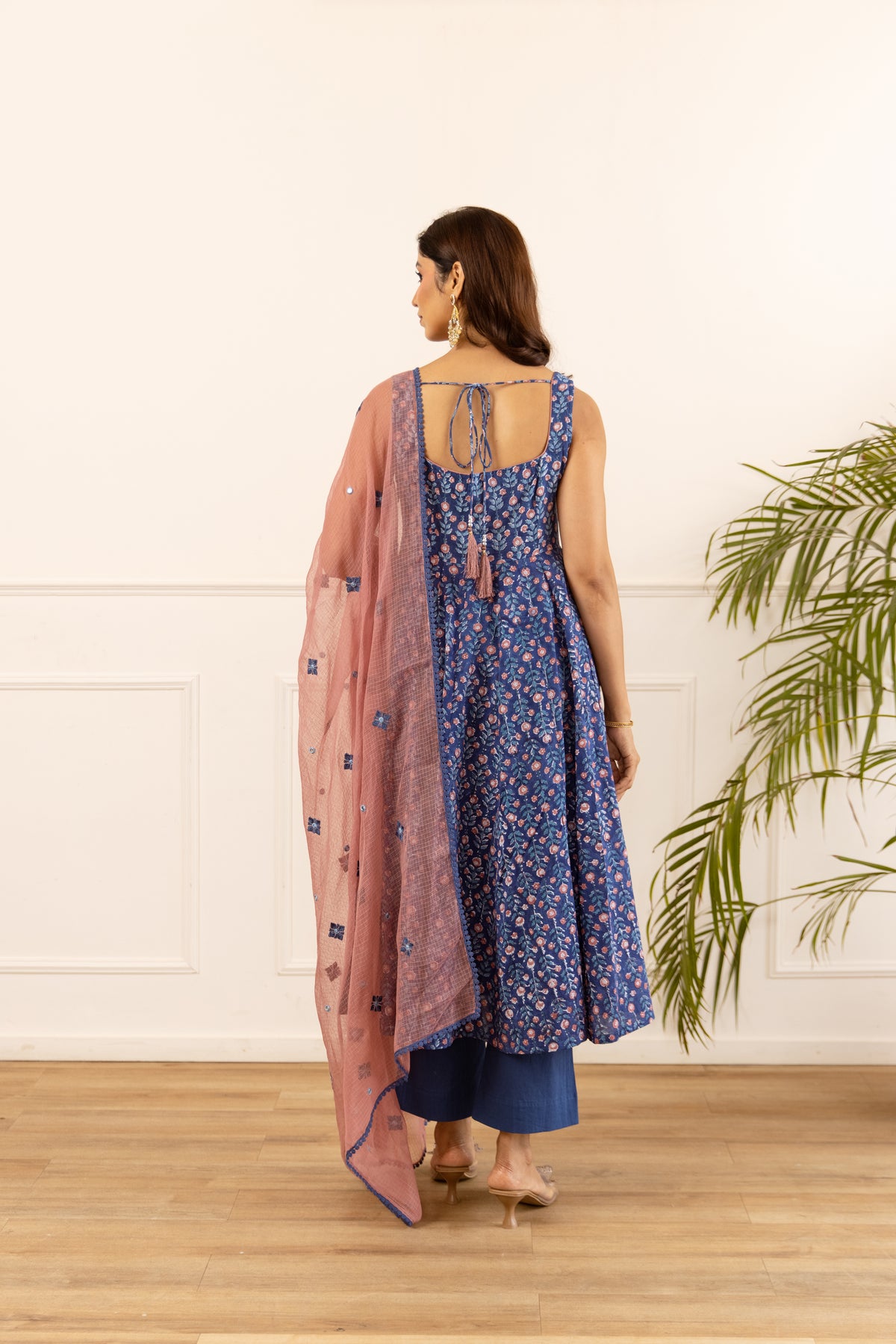 Navy Blue & Dusty Pink (Sleeveless)