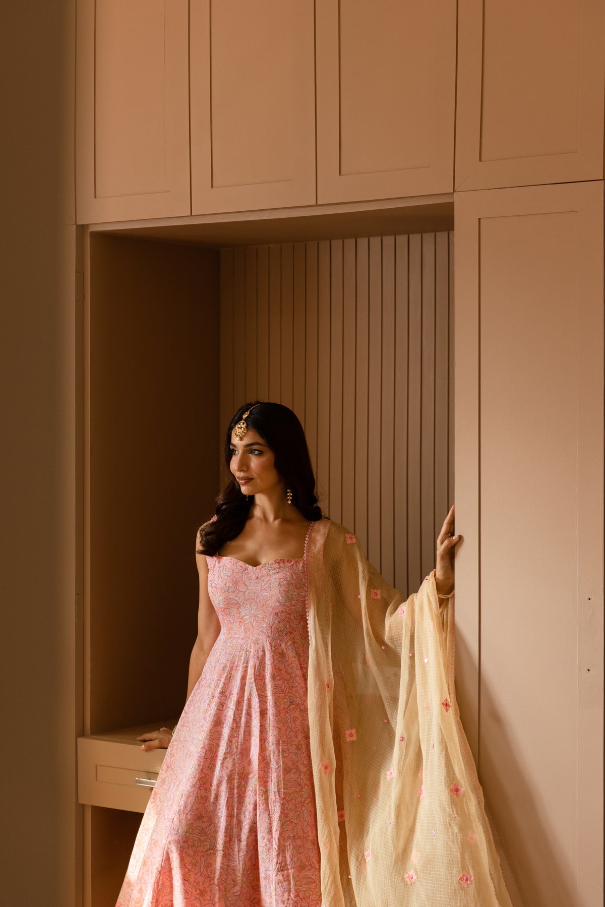 Soft Pink & Cream (Sleeveless)