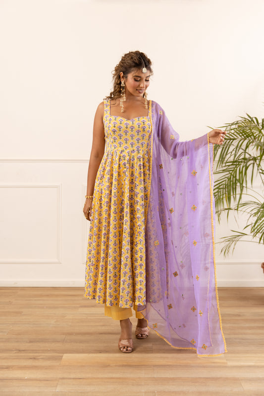 Yellow & Lavender (Sleeveless)