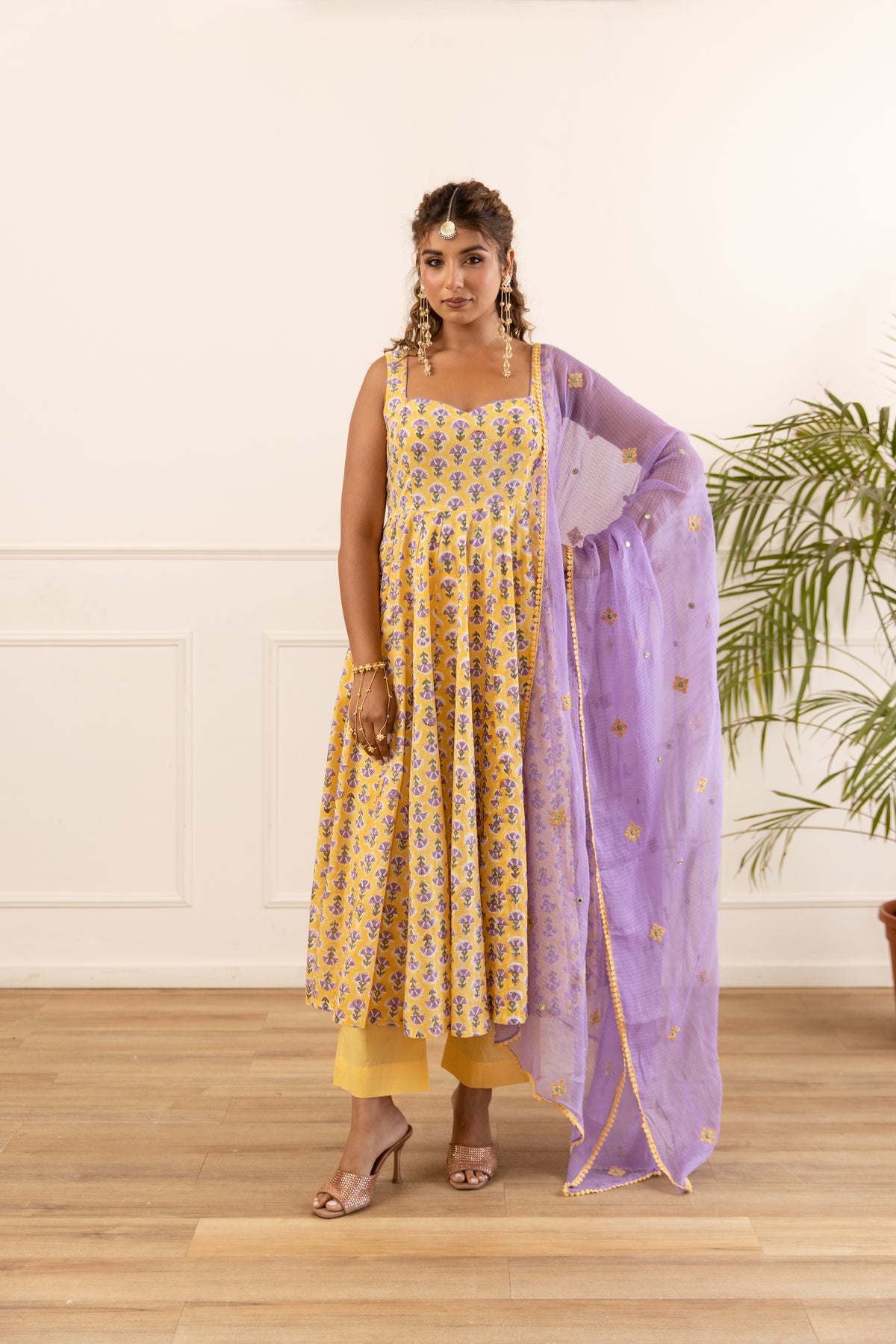 Yellow & Lavender (Sleeveless)