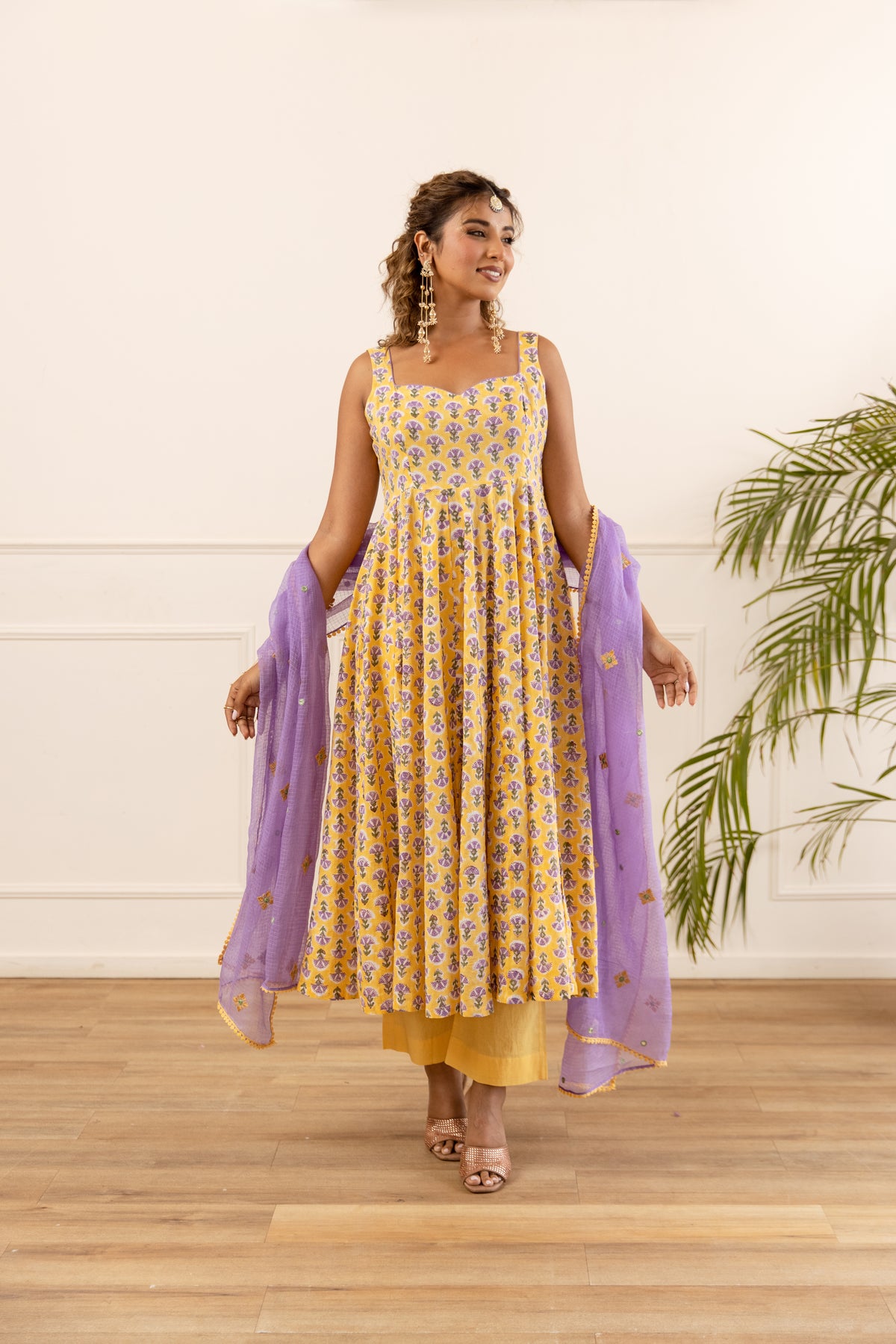 Yellow & Lavender (Sleeveless)