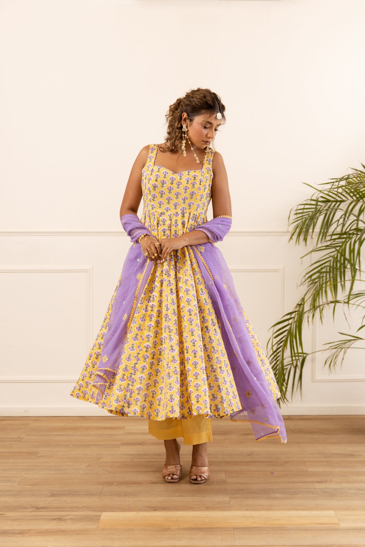 Yellow & Lavender (Sleeveless)