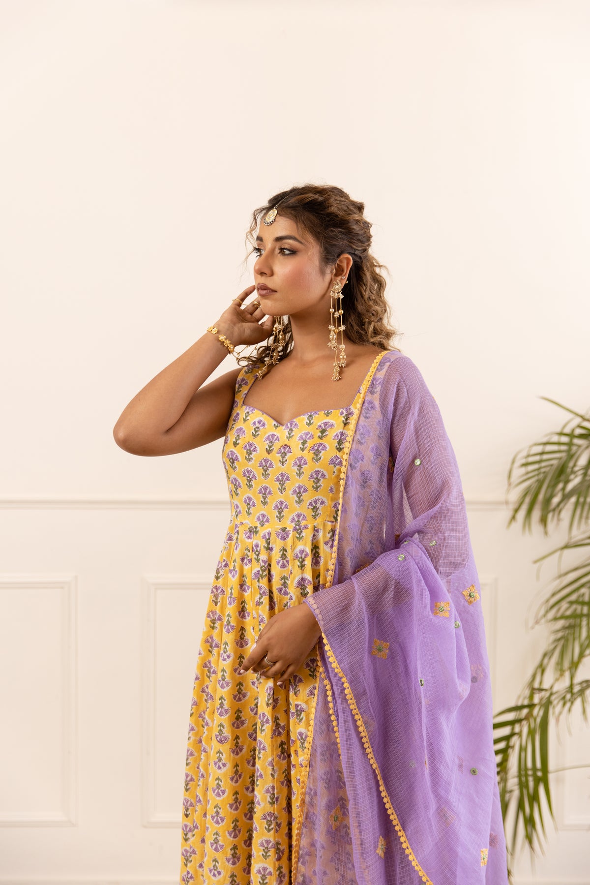 Yellow & Lavender (Sleeveless)