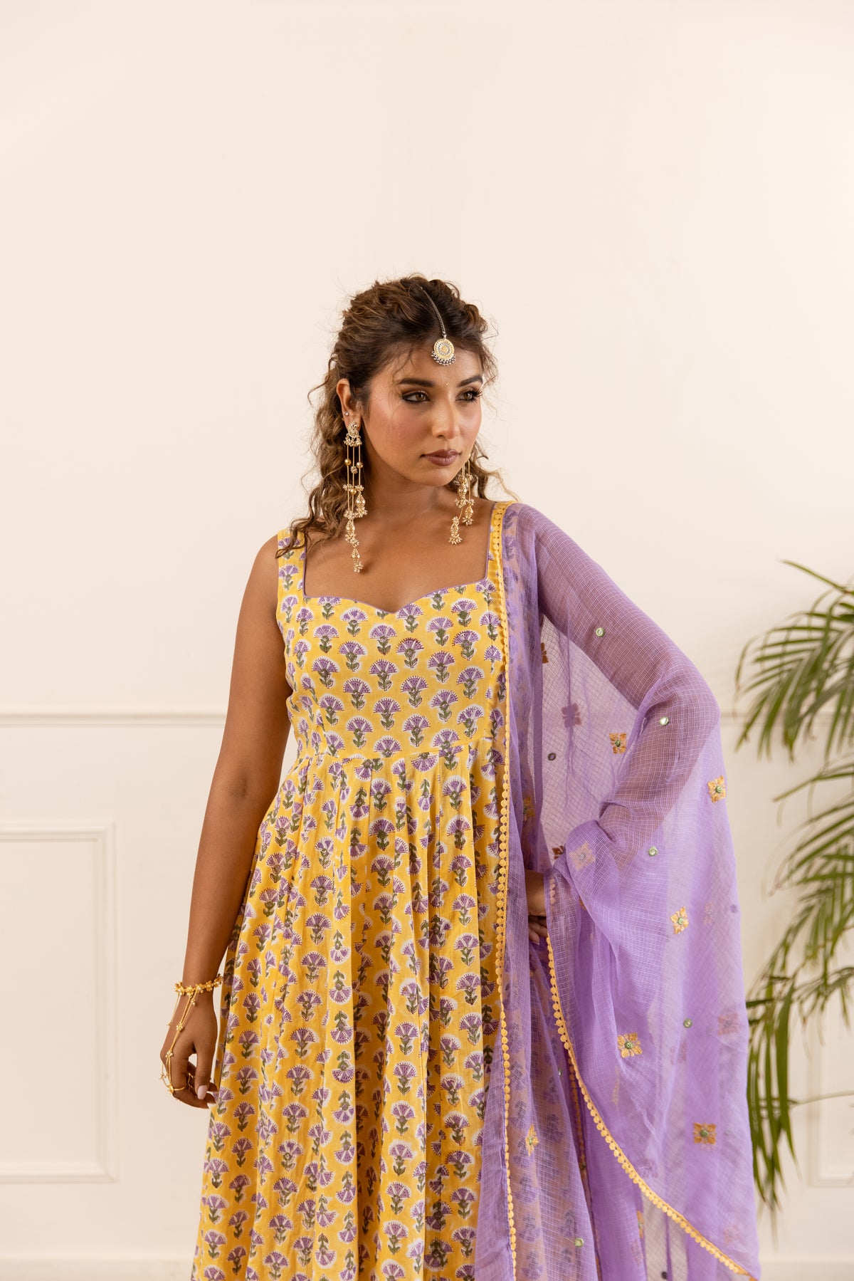 Yellow & Lavender (Sleeveless)