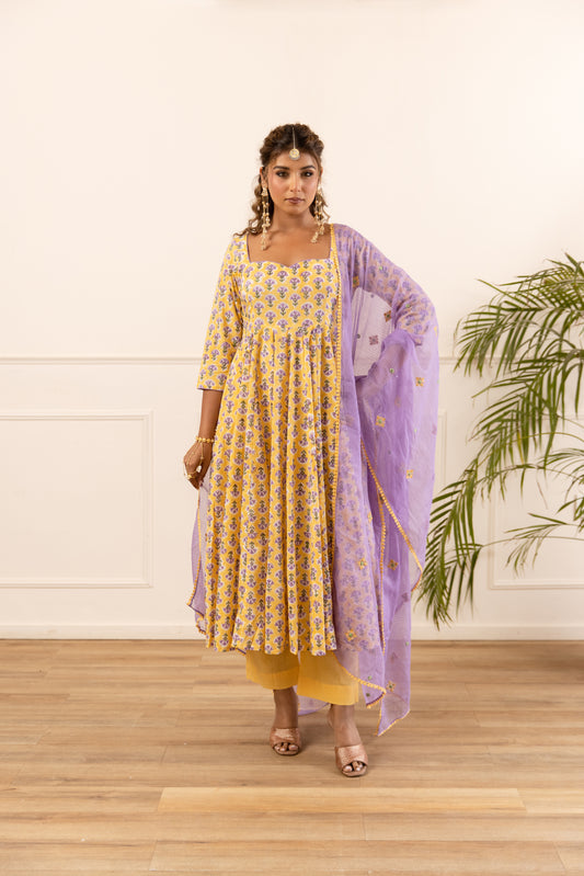 Yellow & Lavender (Sleeved)