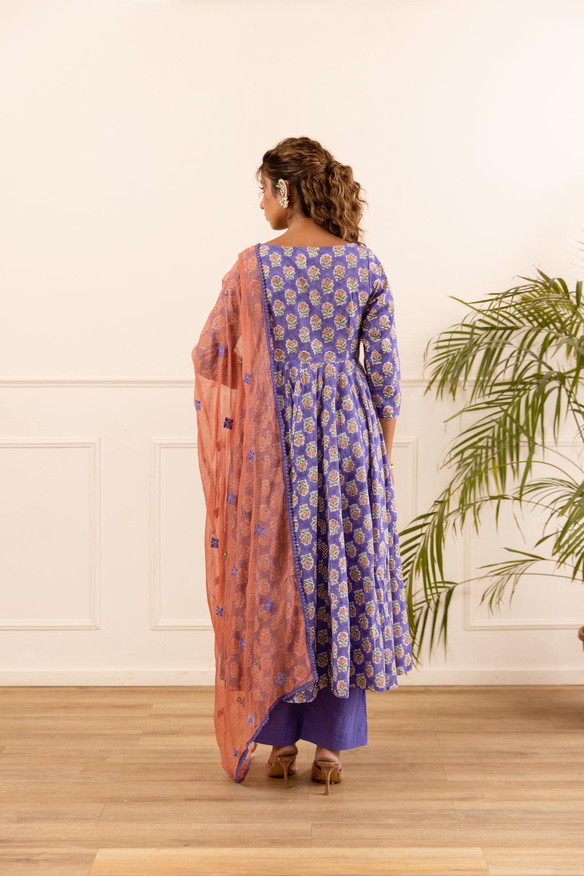 Lavender Blue & Coral (Sleeved)