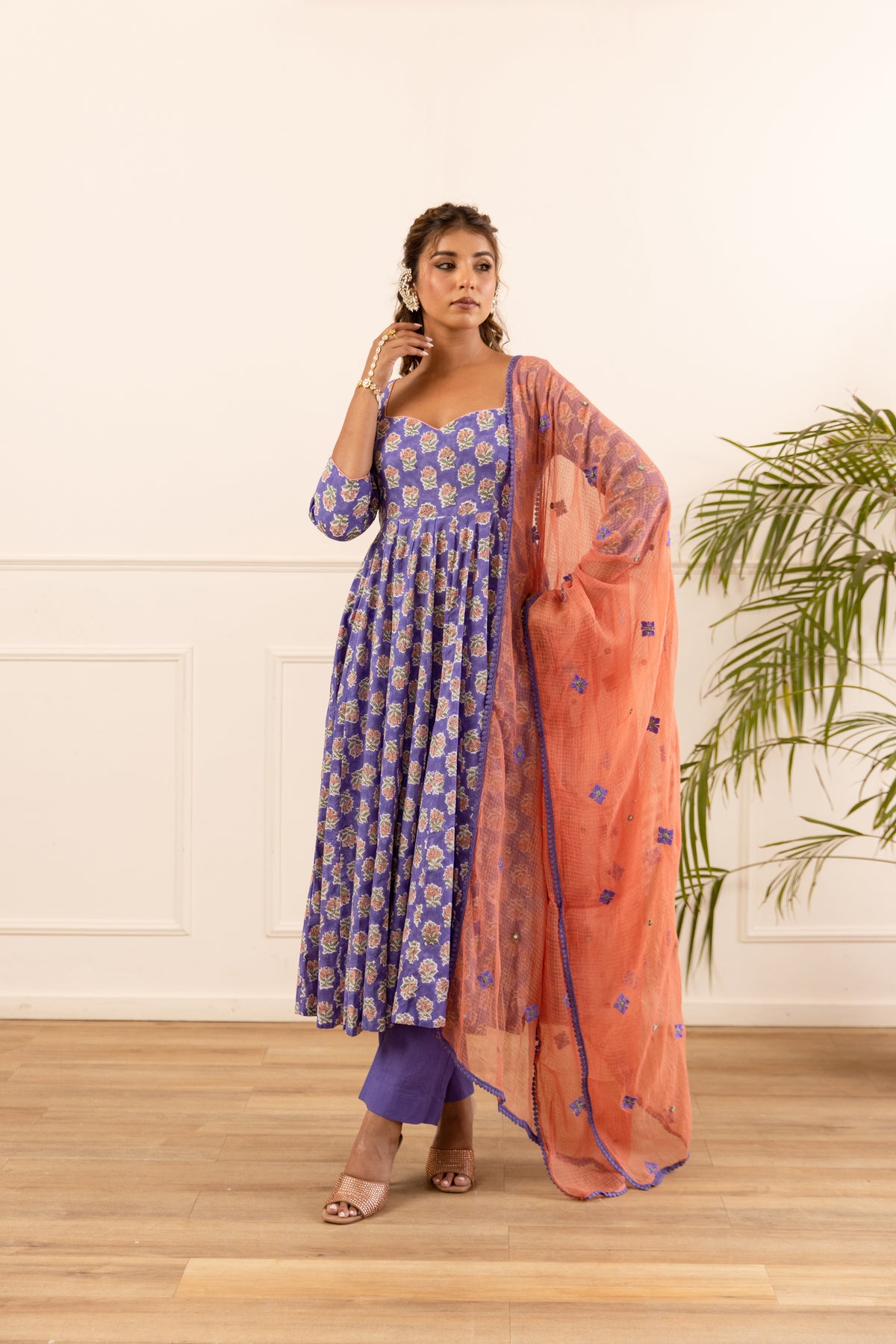Lavender Blue & Coral (Sleeved)