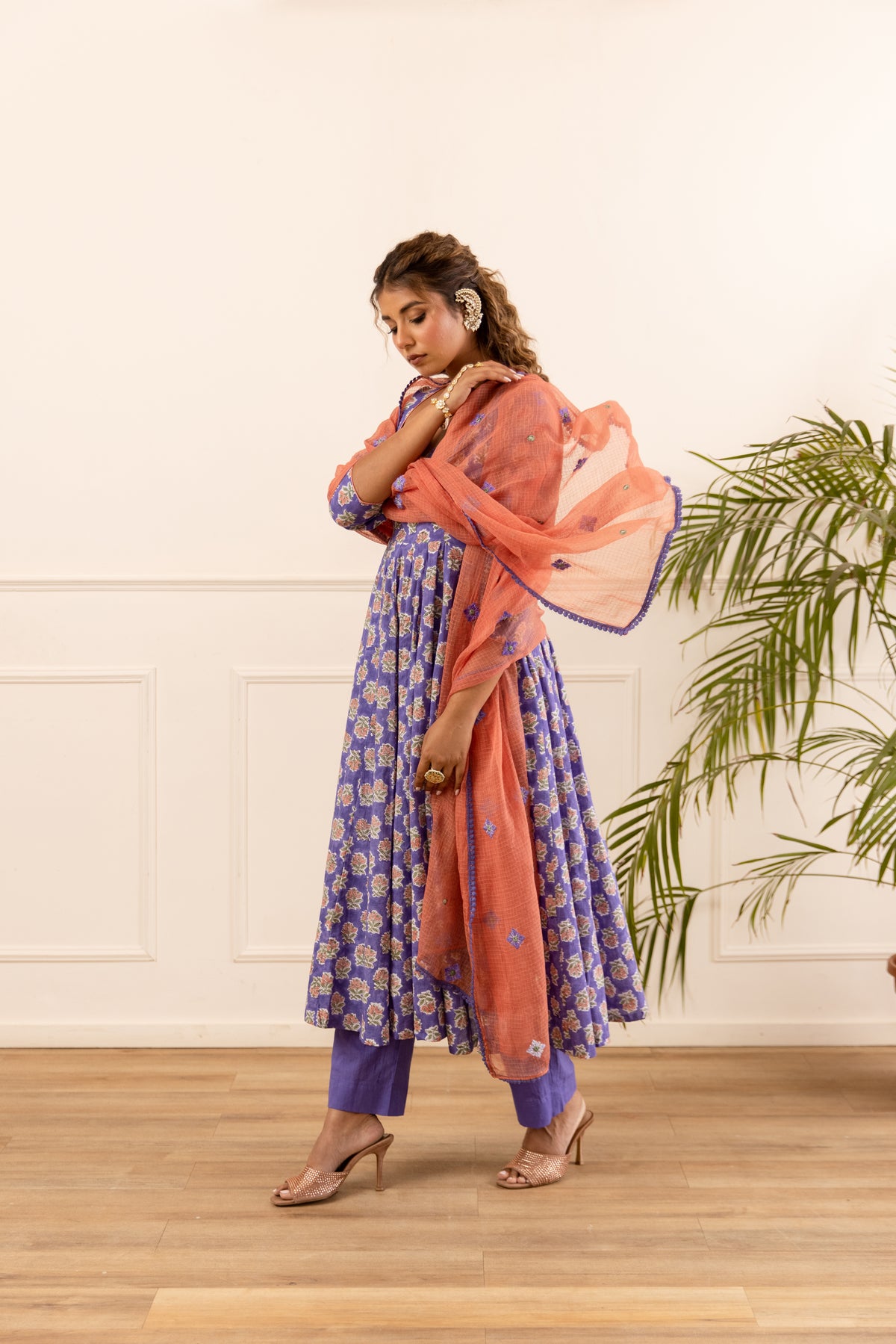Lavender Blue & Coral (Sleeved)