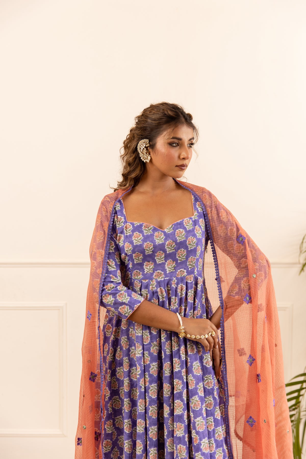 Lavender Blue & Coral (Sleeved)