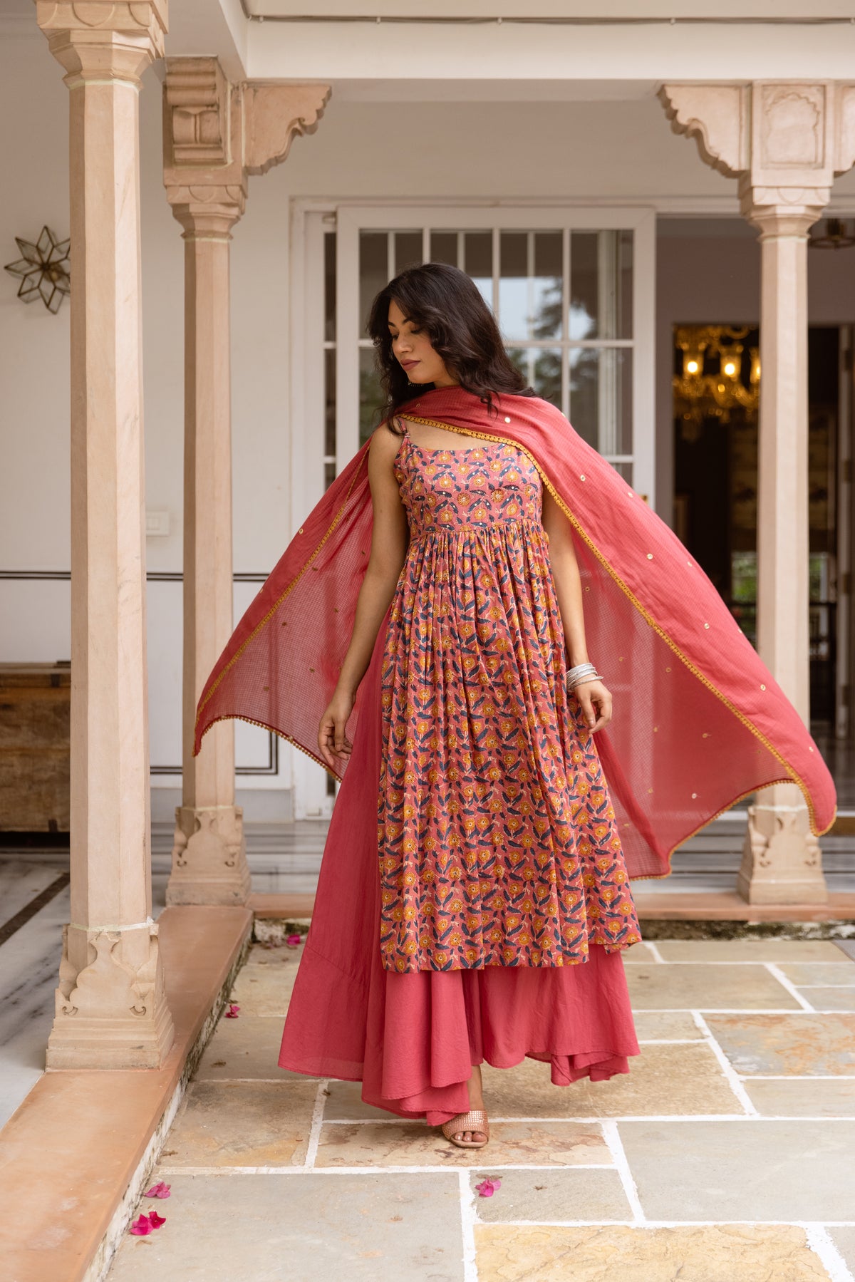 Peony Thin Strap Suit