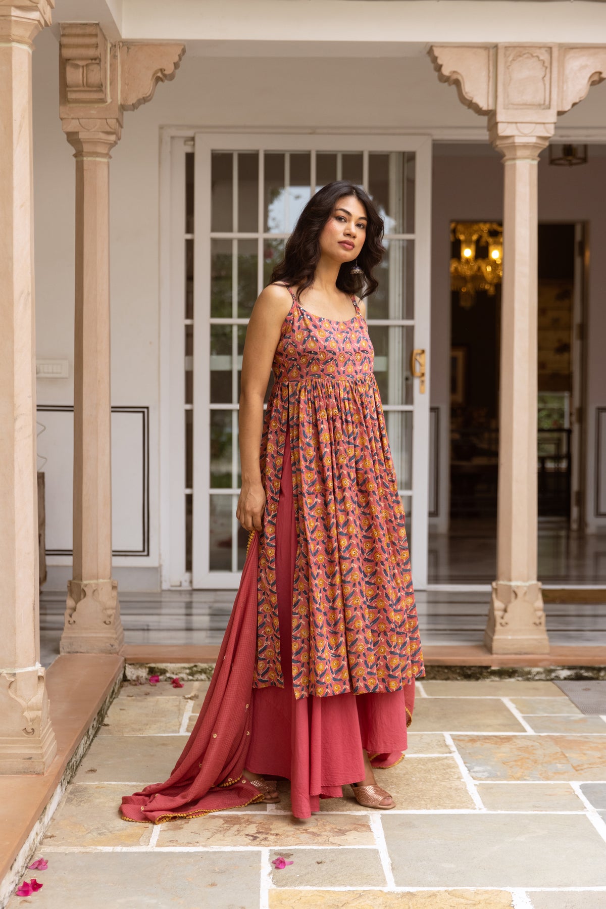 Peony Thin Strap Suit