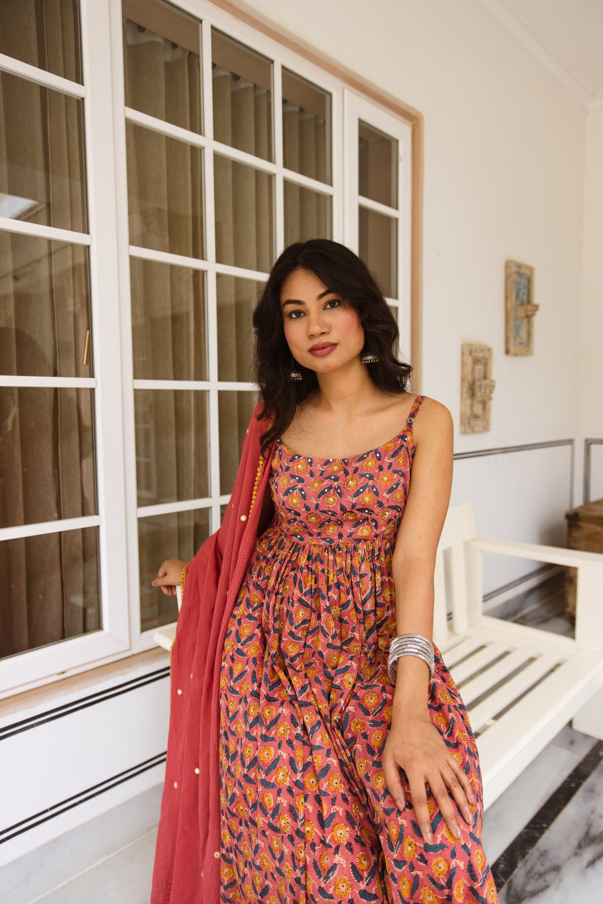 Peony Thin Strap Suit