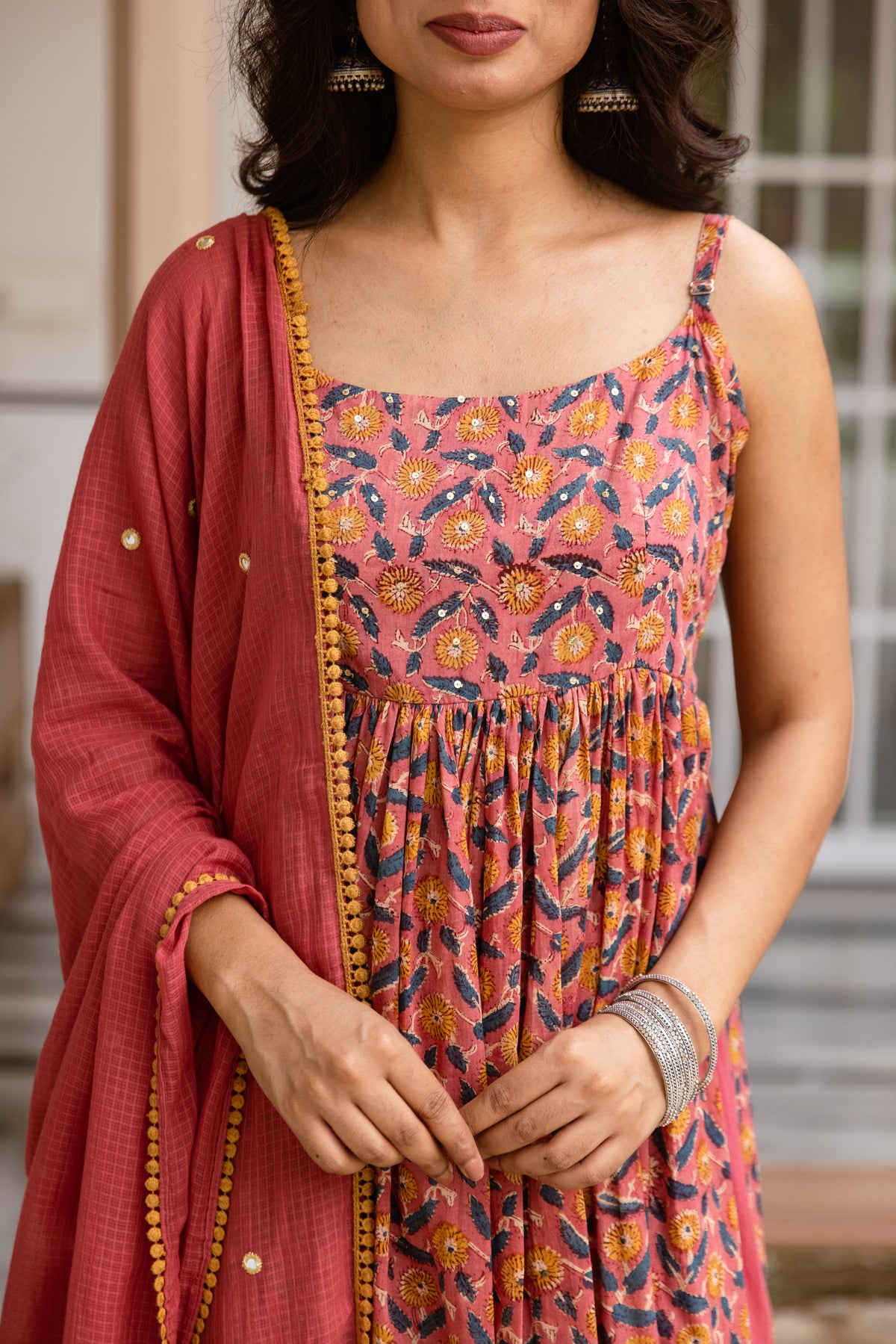 Peony Thin Strap Suit