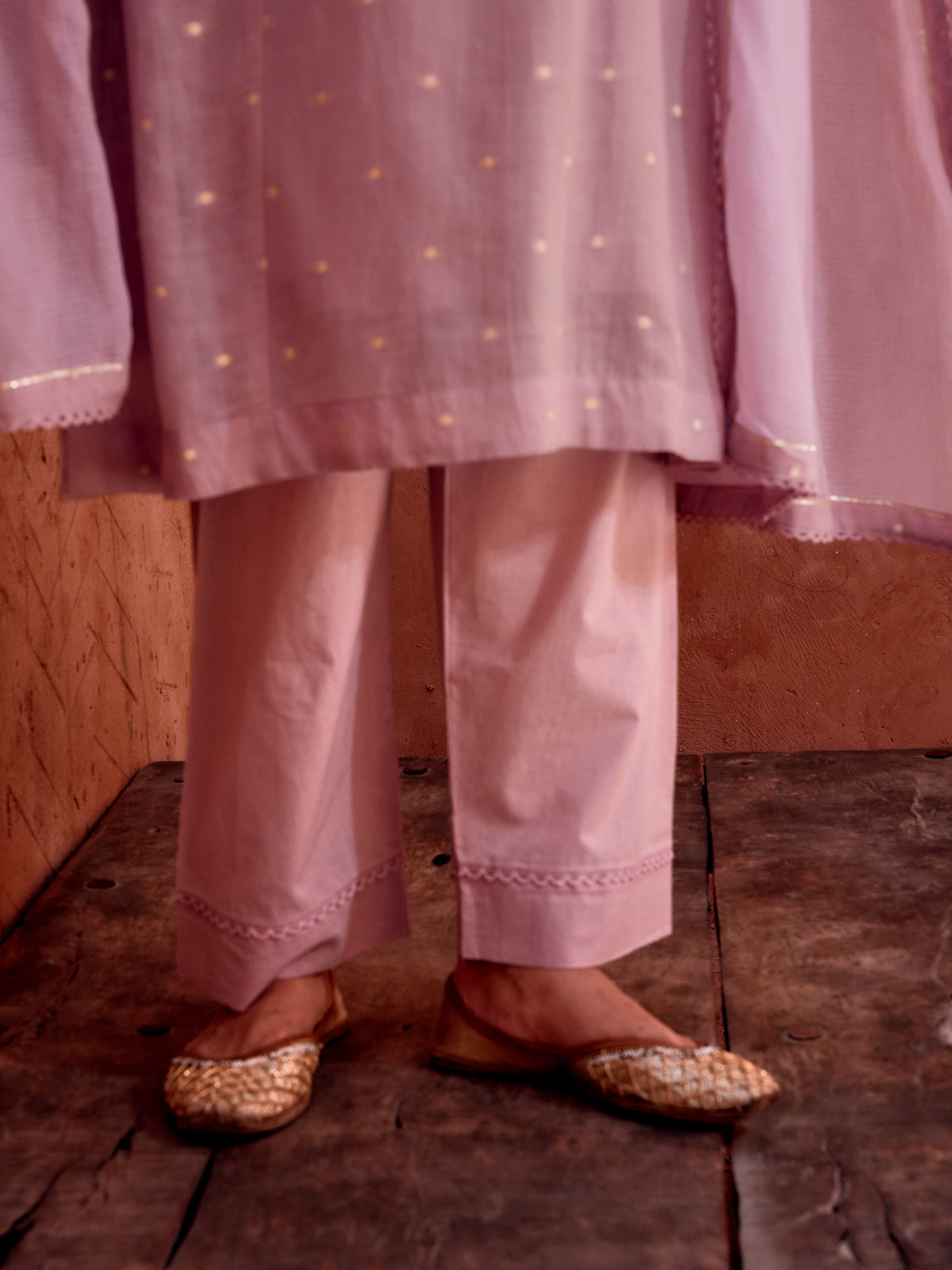 LILAC MUL COTTON SUIT SET