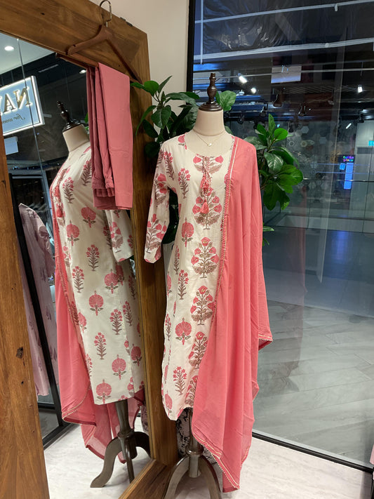 Coral Suit Set