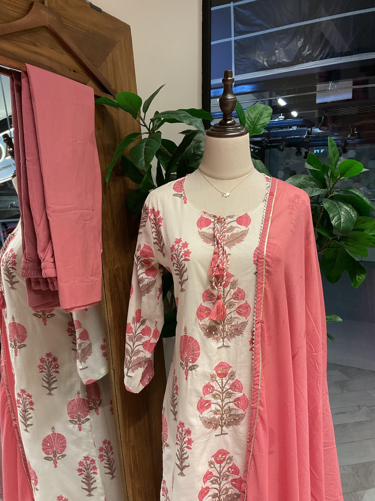Coral Suit Set